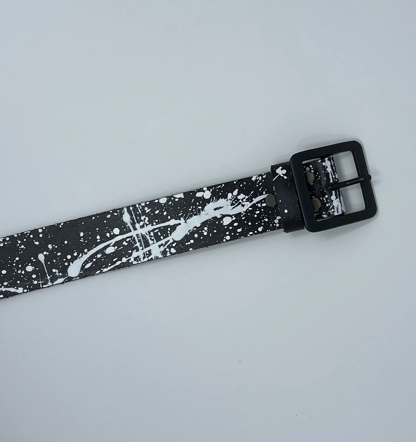 1.5" Splatter Leather Hipster Belt - Pick Your Size and Leather Style