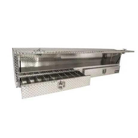 1705641 - DIAMOND TREAD ALUMINUM PICK-UP TRUCK CONTRACTOR WITH LOWER DRAWERS TOPSIDER TRUCK TOOL BOX