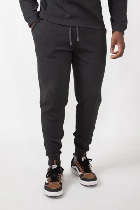 1897 Active Diamond Stretch Joggers for Men in Charcoal | MP922-CHARCOAL