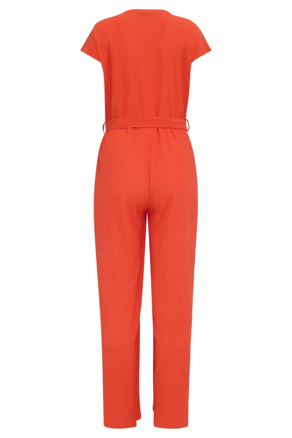 24083  Lange Aansluitende Jumpsuit | coral