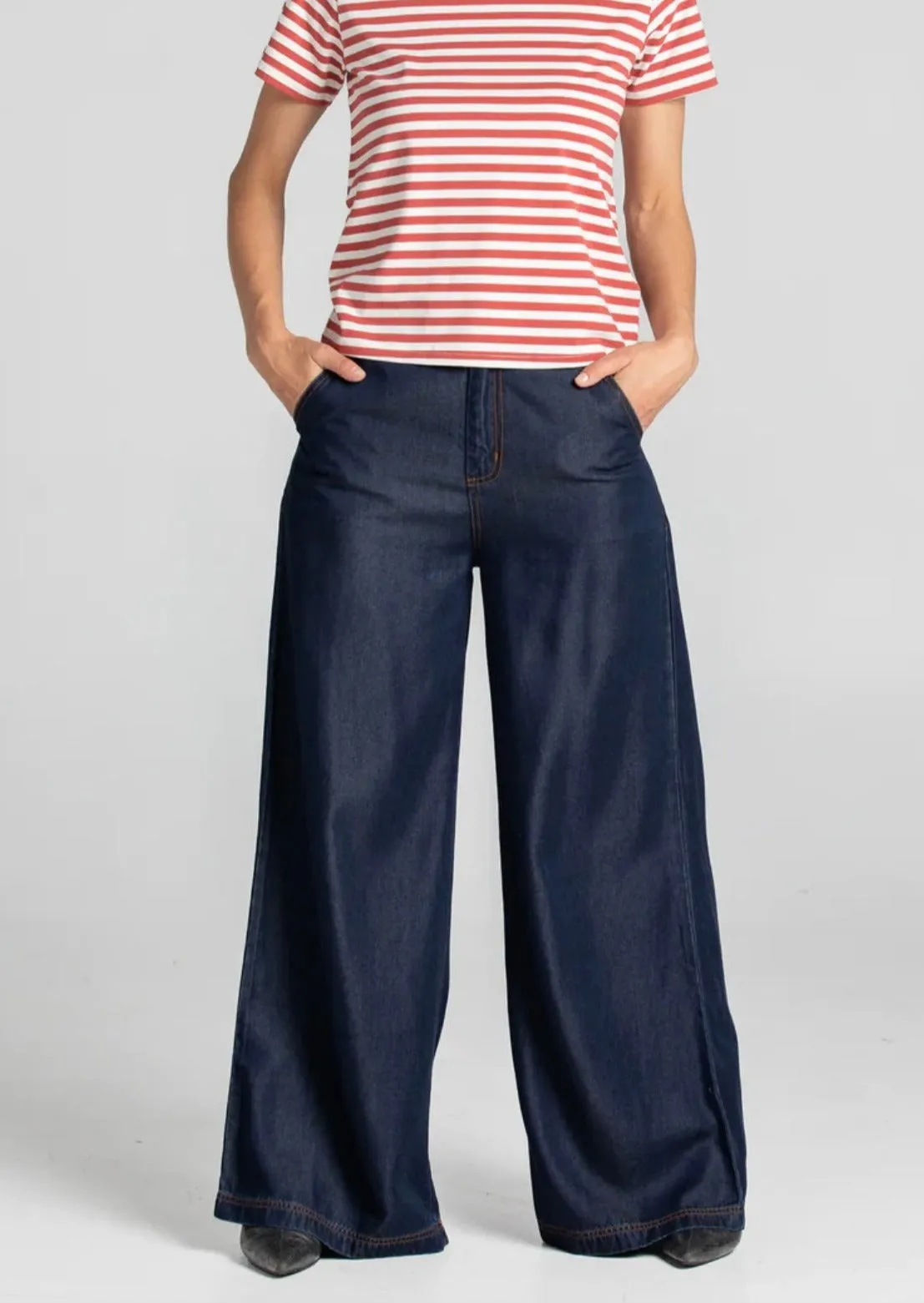 Amalfi Pant Deep Blue