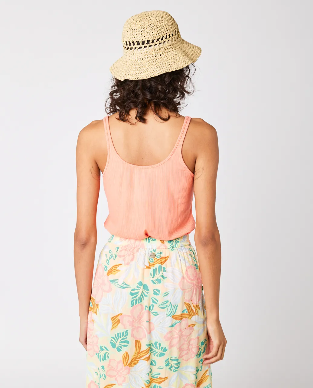 Amantea Vest in Coral