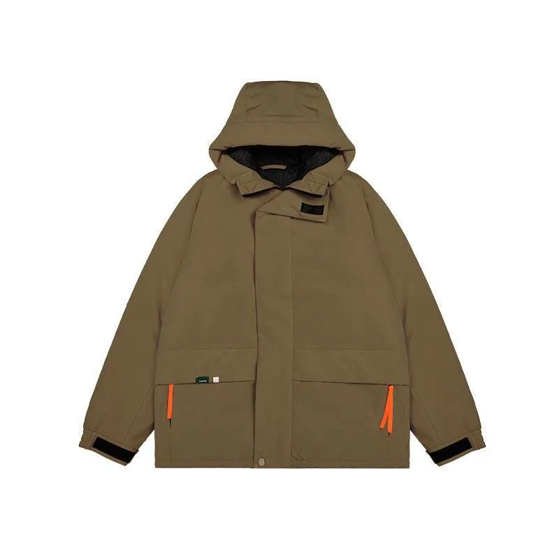 American Street Windproof Hooded Cotton Suit