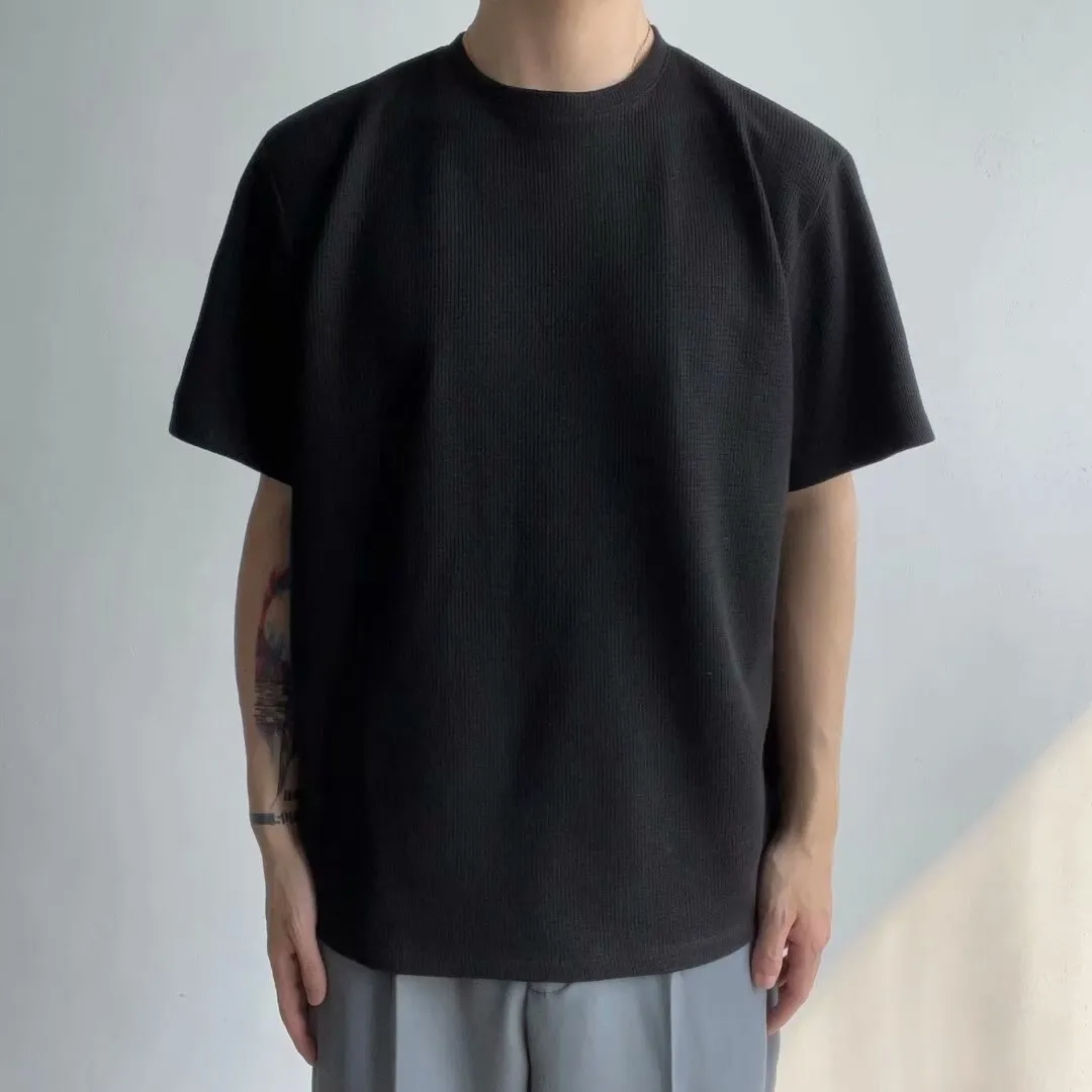 Antonios Round Collar Short Sleeve T-shirt Men