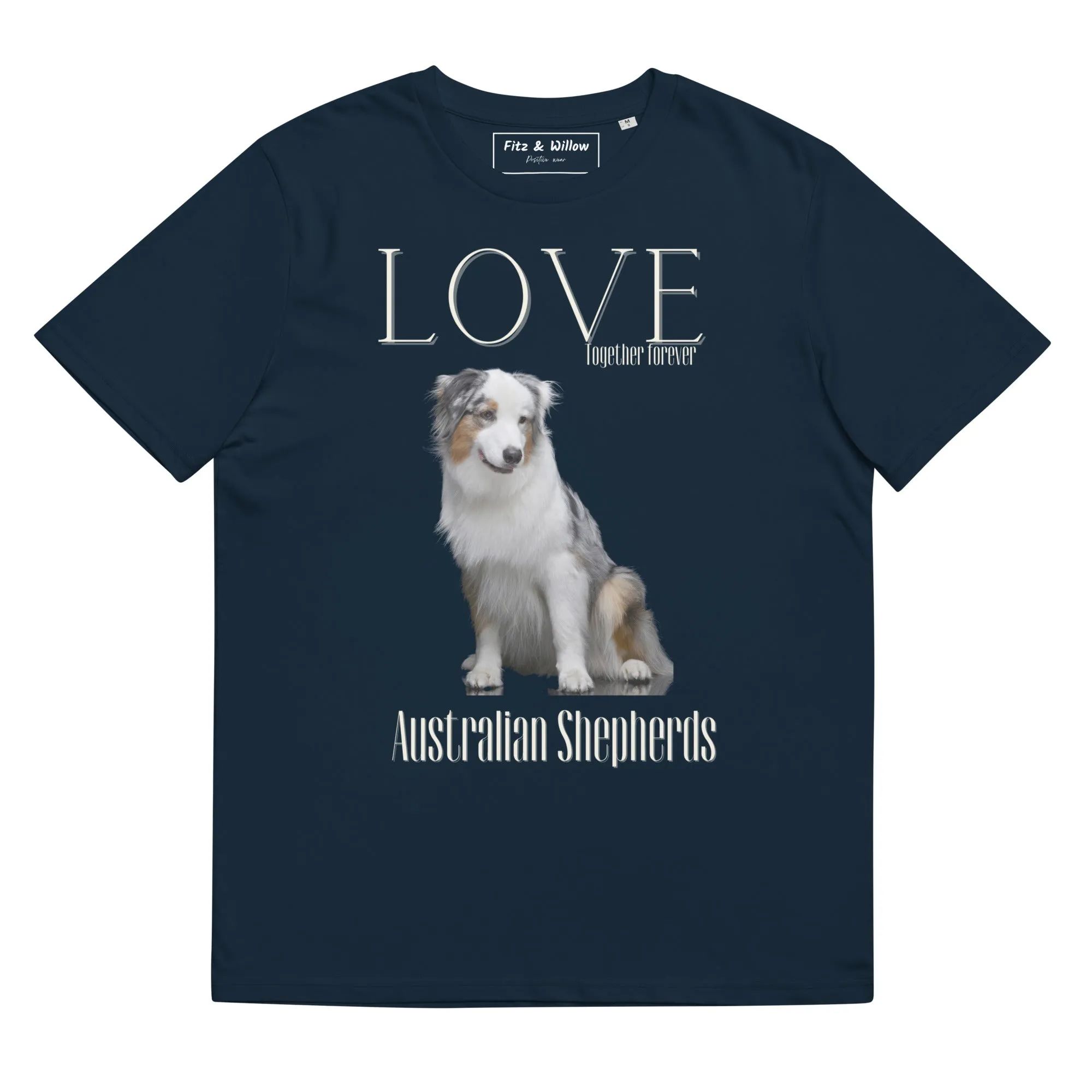 Australian Shepherd lovers organic t-shirt