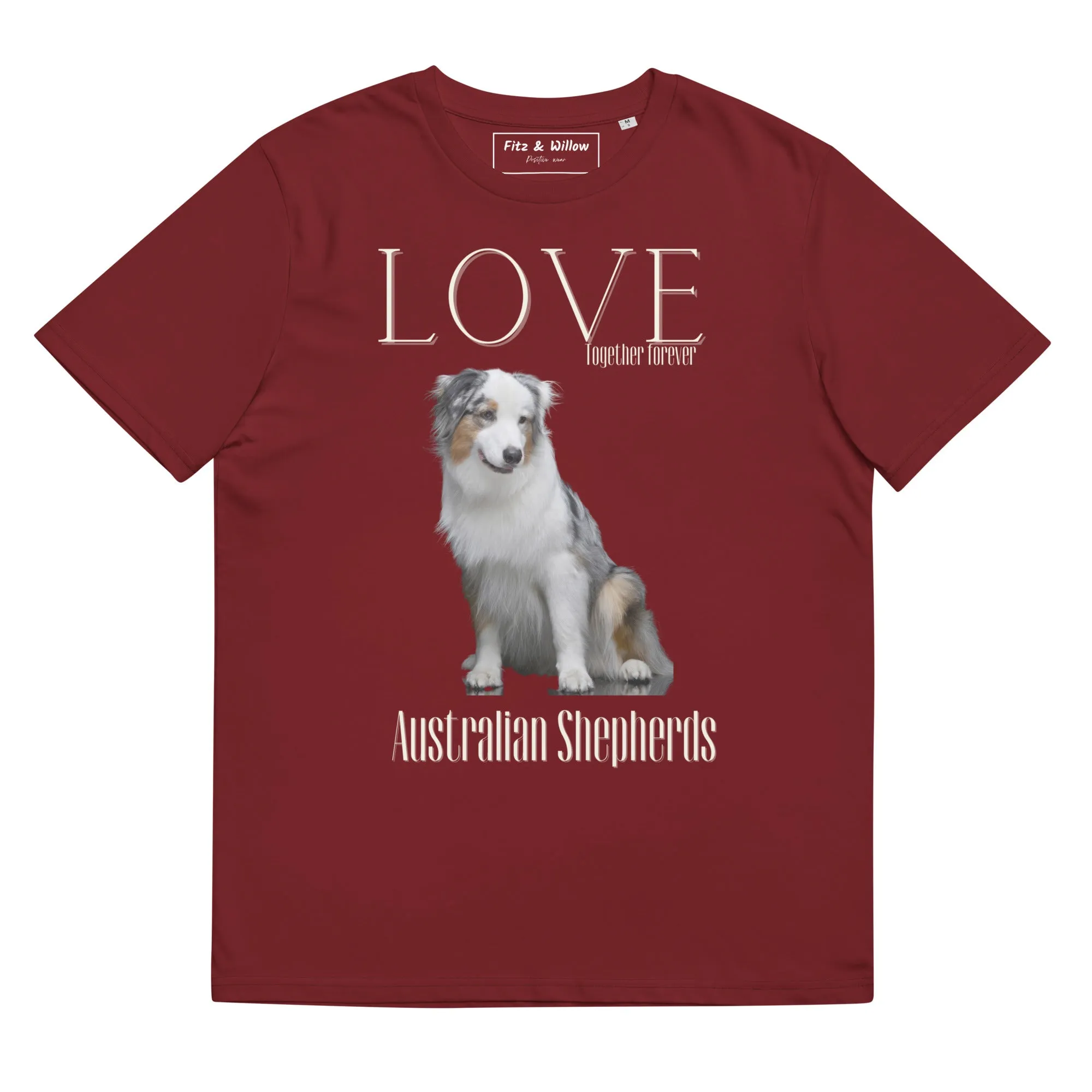 Australian Shepherd lovers organic t-shirt