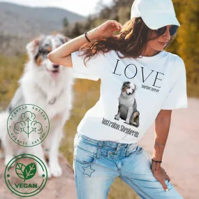Australian Shepherd lovers organic t-shirt