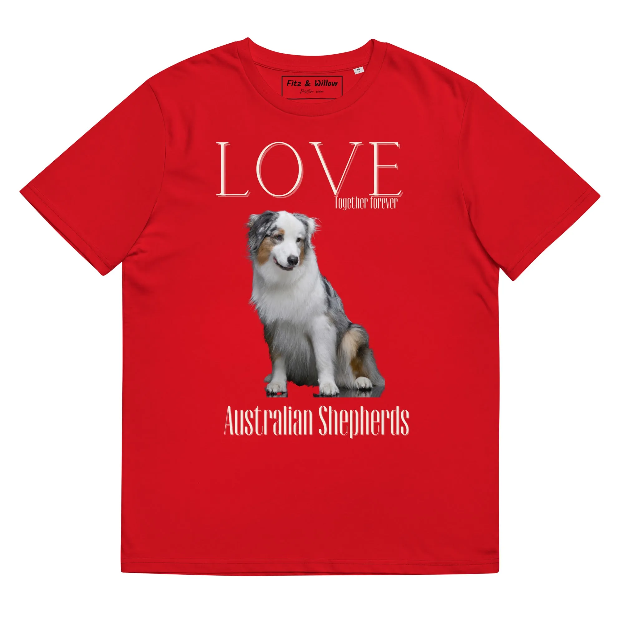 Australian Shepherd lovers organic t-shirt