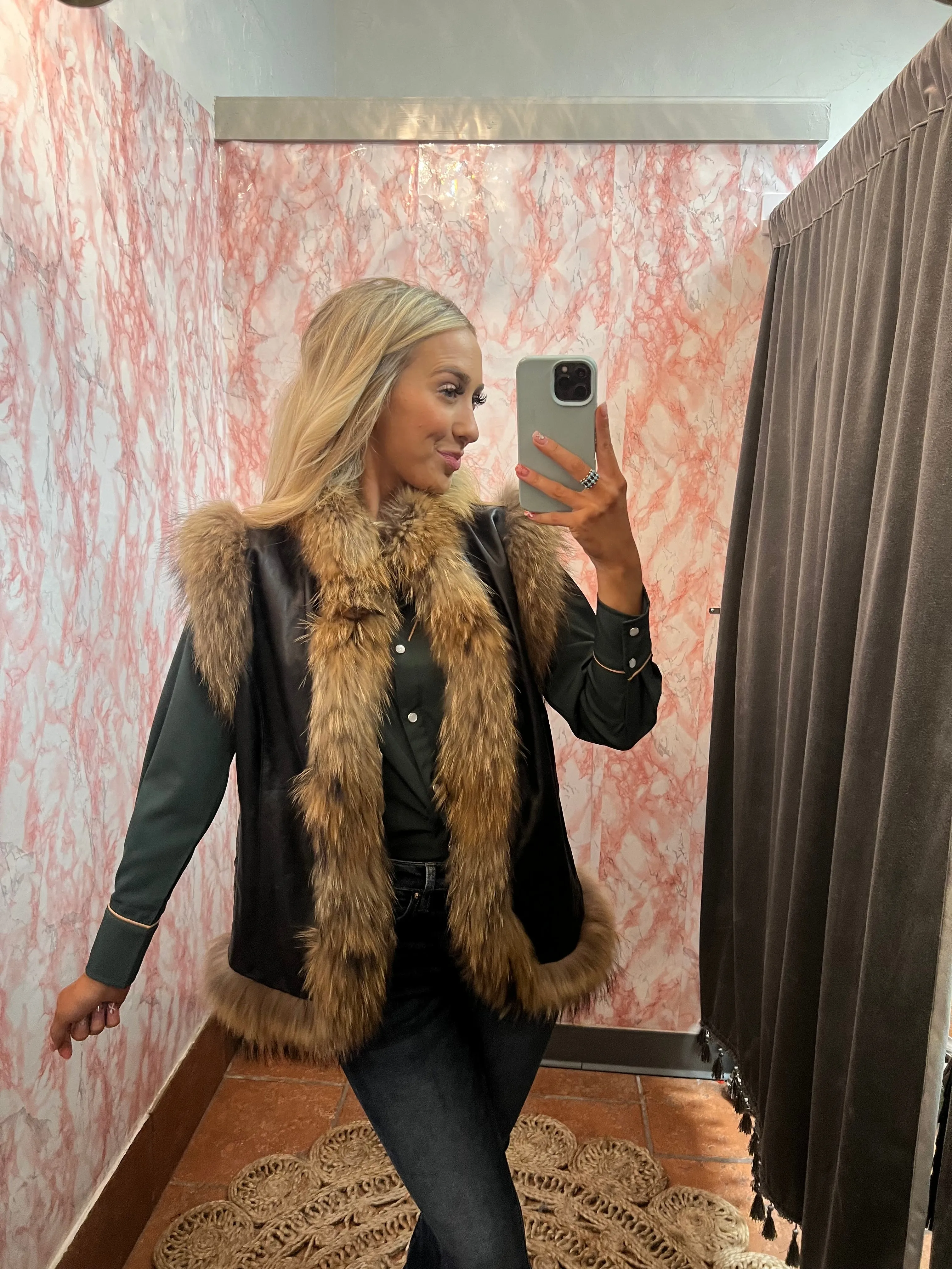 Authentic Fur Vest