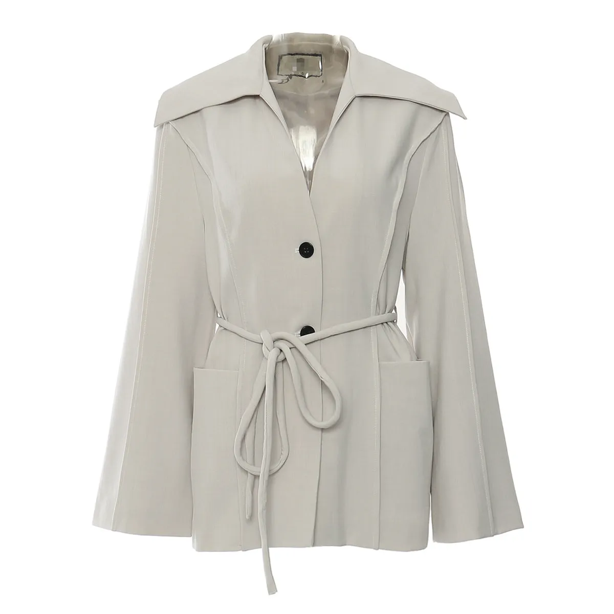 Autumn Winter Sailor Collar Loose Blazer