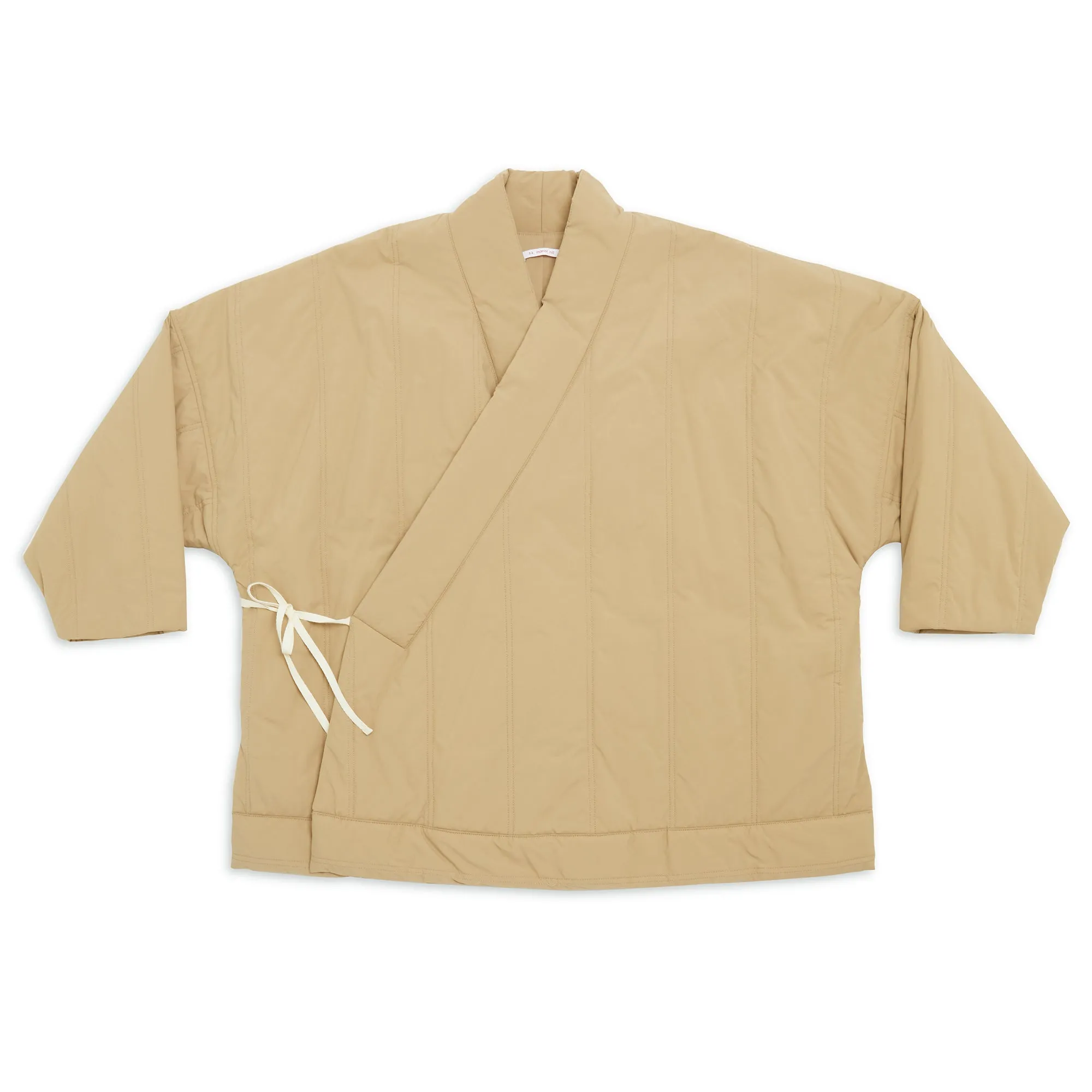 Big Folk Robe - Tan Quilted Recycled Nylon WR