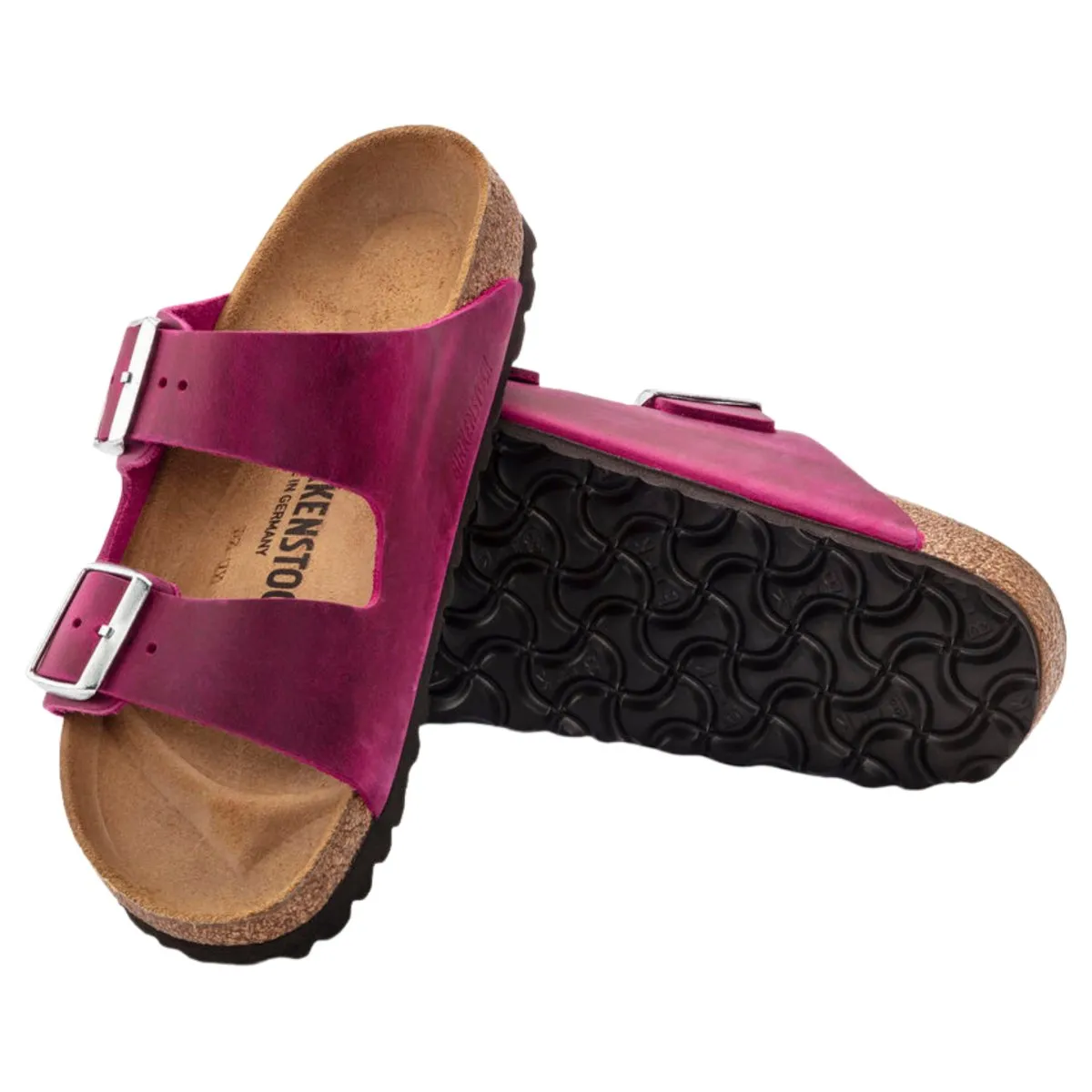 Birkenstock Women's Arizona Festival Fuchsia Oiled Leather