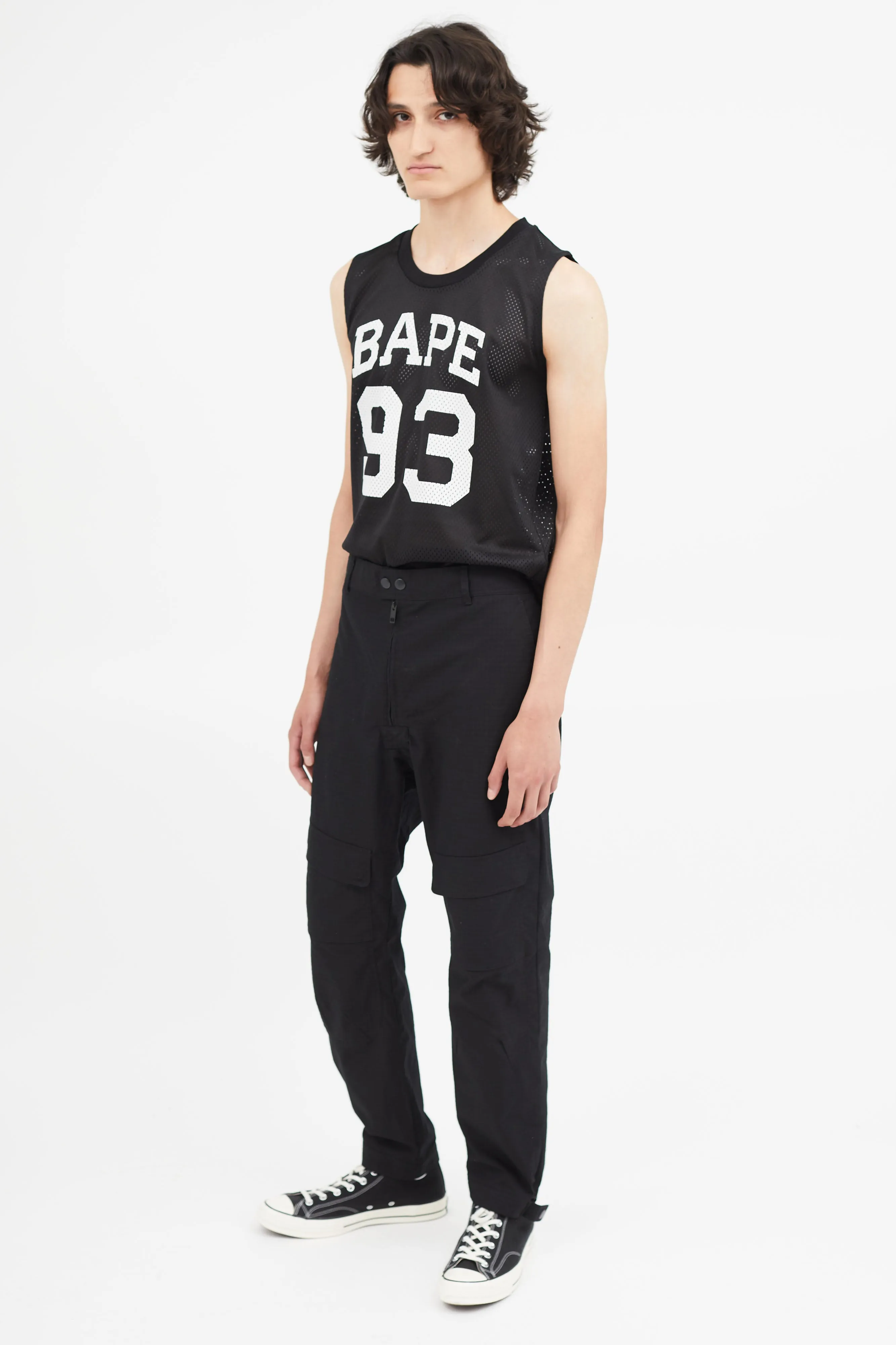 Black Ripstop Cargo Pant