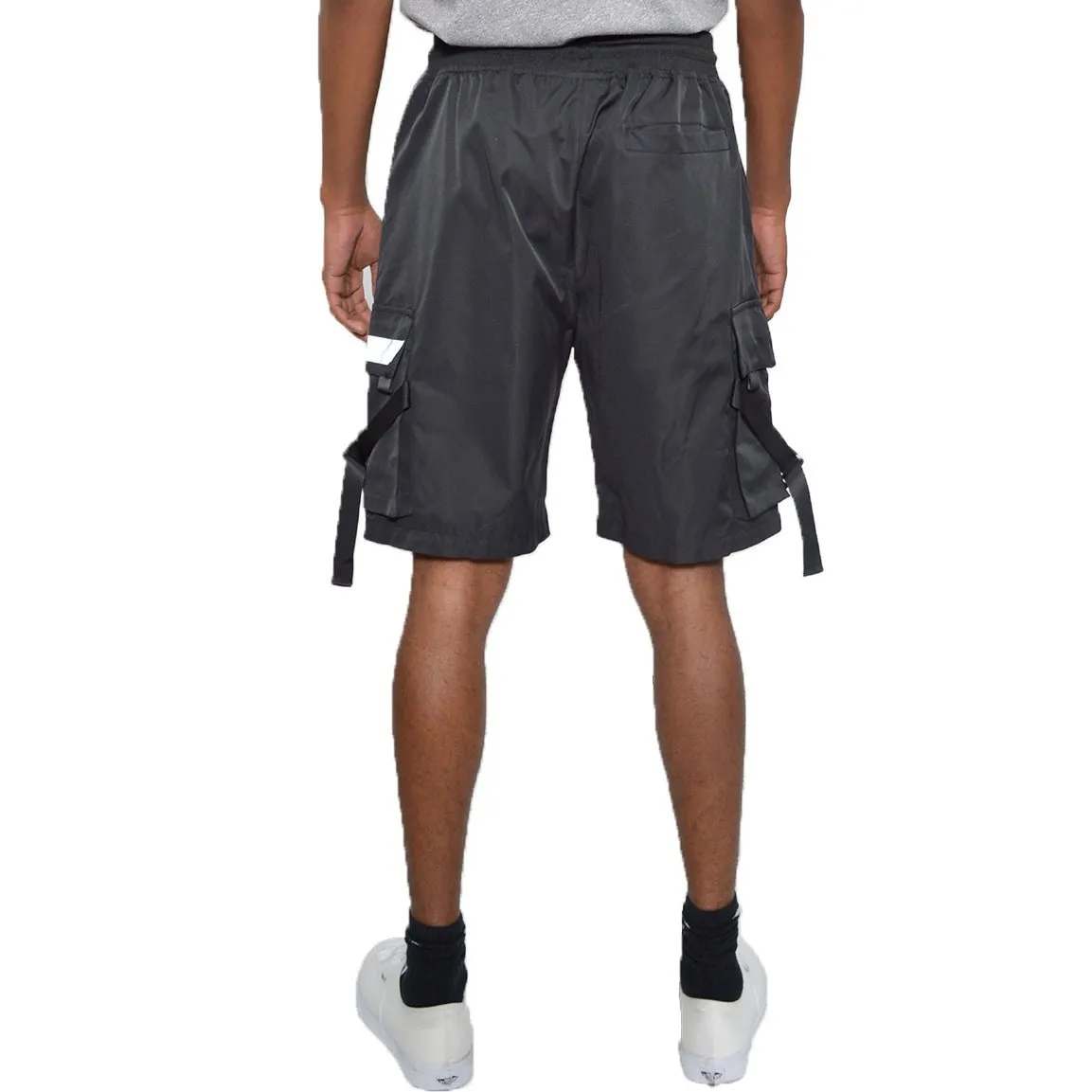 Black Tactical Cargo Shorts