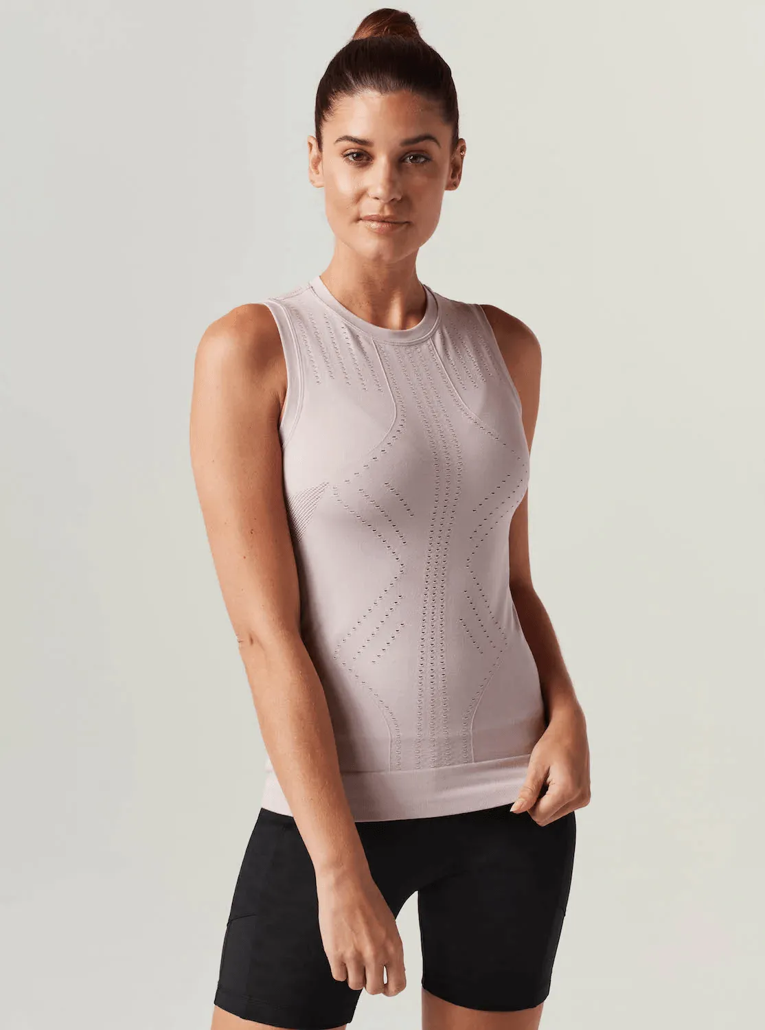 Blanc Noir Seamless Infinity Top - Burnished Lilac