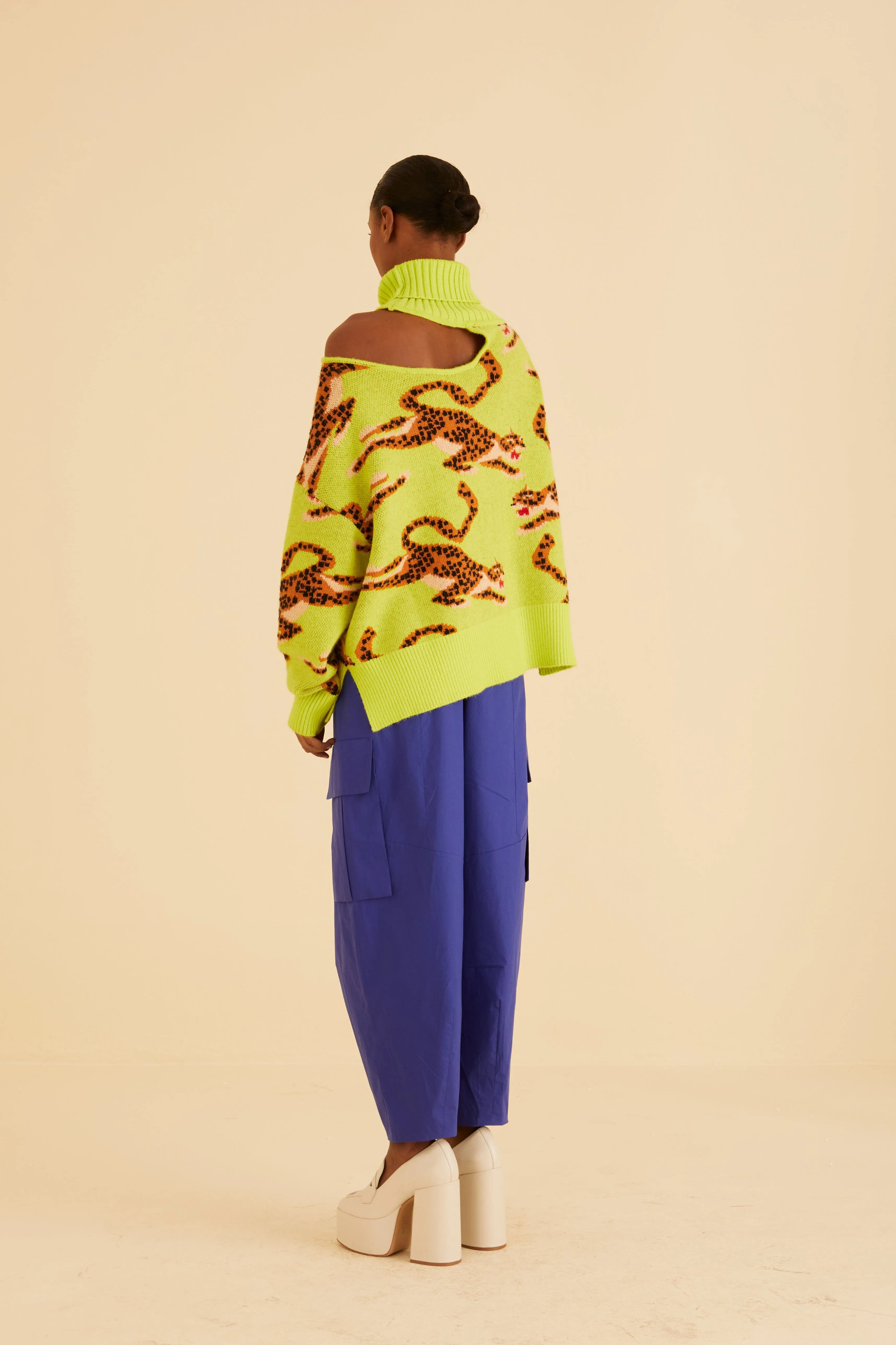 Blue Cargo Pants