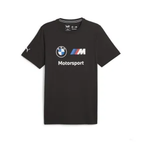 BMW MMS t-shirt, Puma, ESS, logo, black