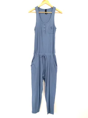 Bobi Blue Cinched Waist Jumpsuit- Size XS