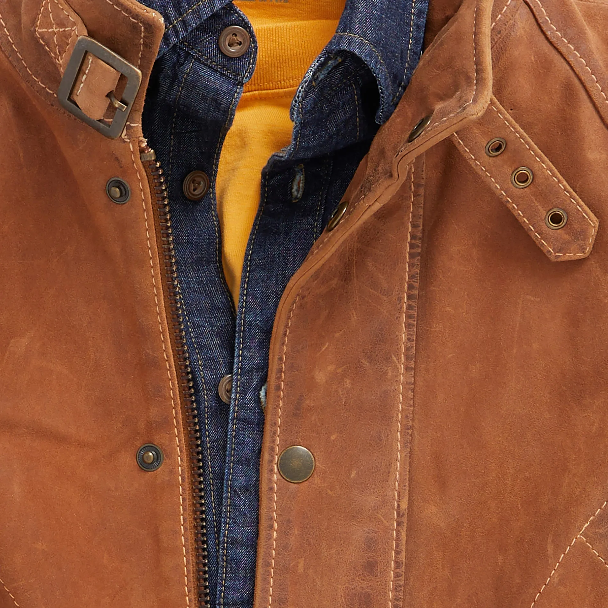 Briar Hill Leather Cargo Vest - Tall
