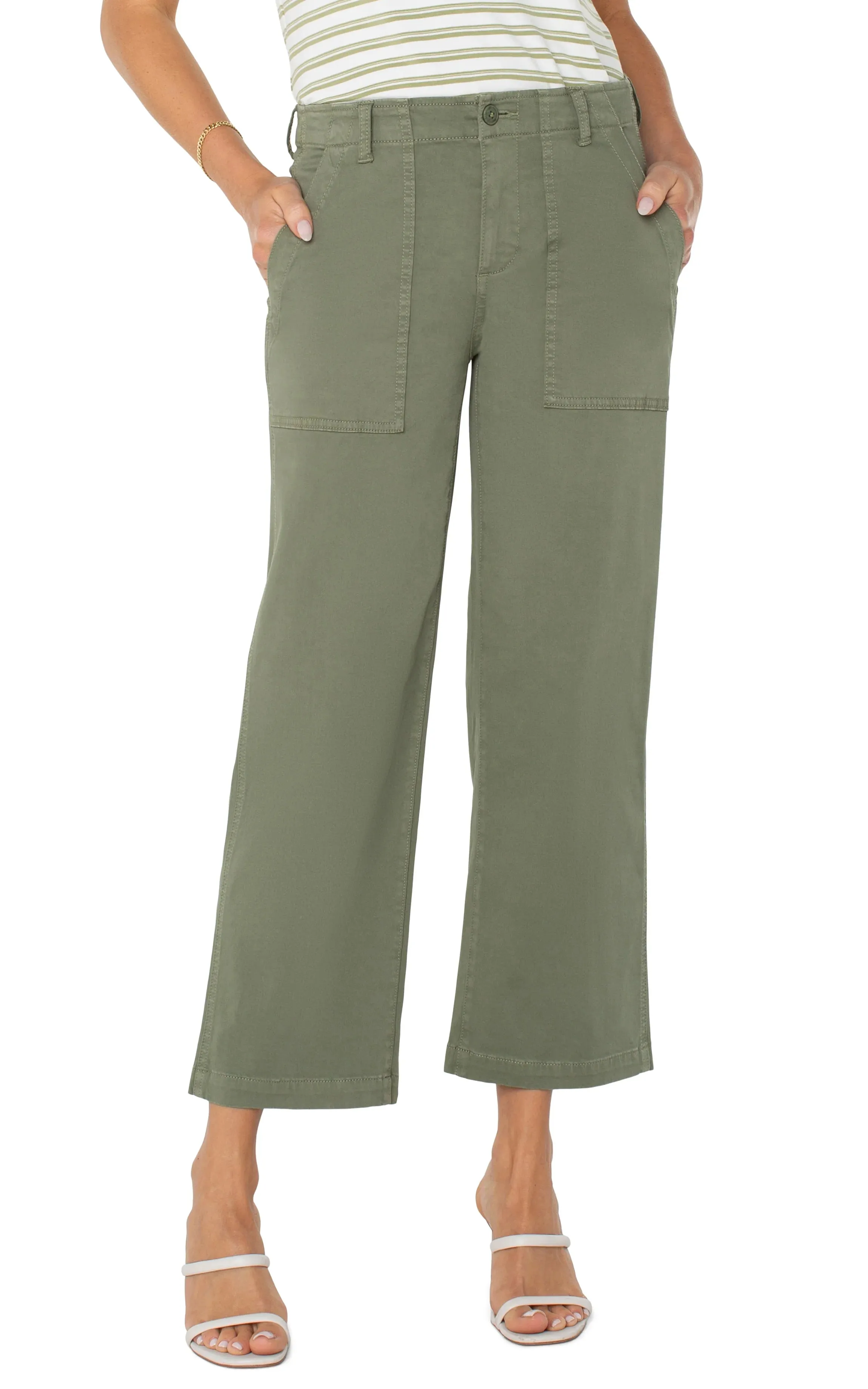 Cargo Crop Wide Leg
