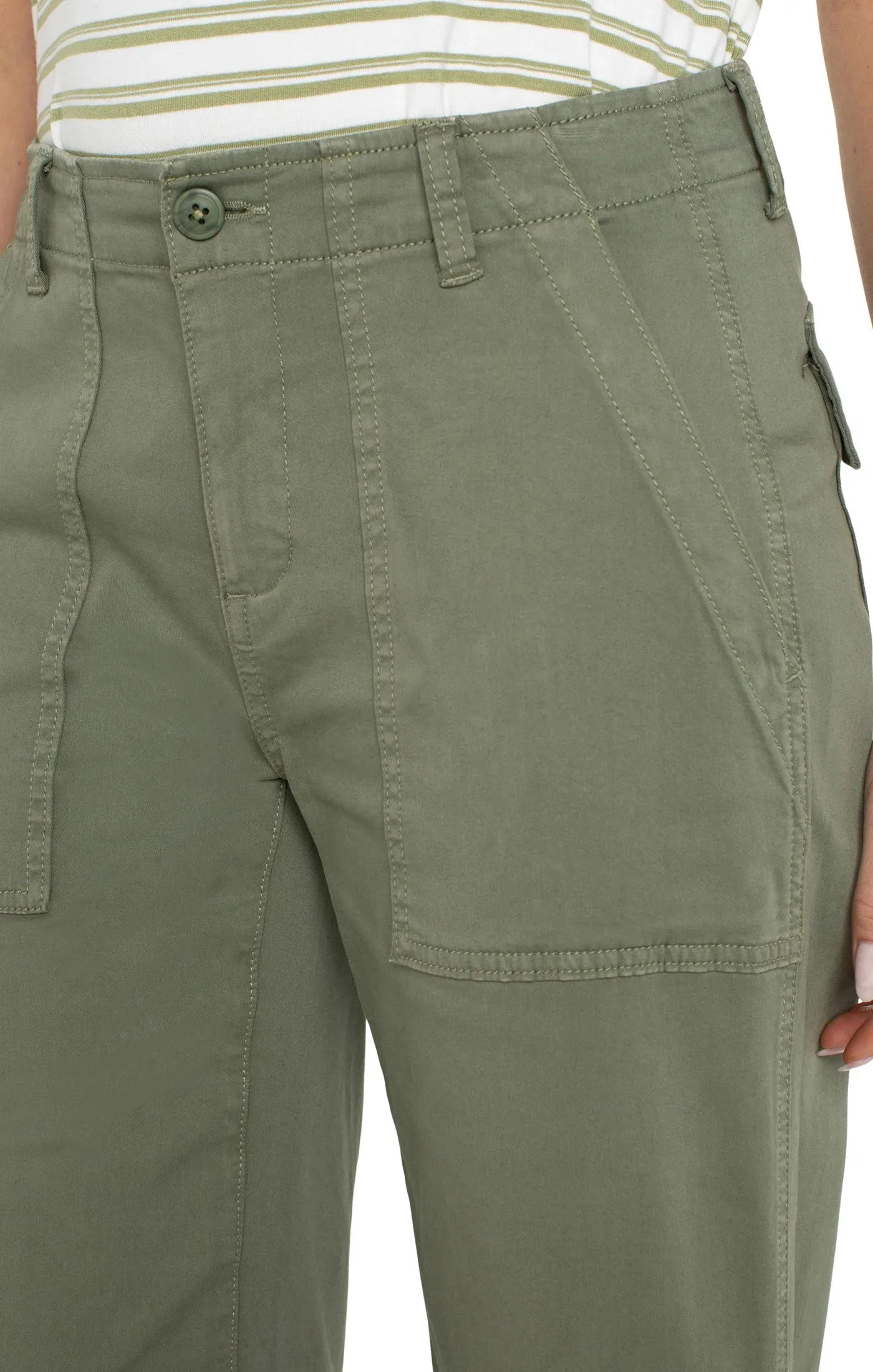 Cargo Crop Wide Leg