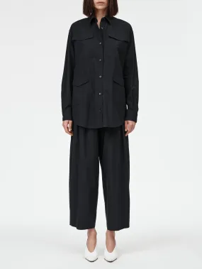 Cargo Pocket Shirt in Black