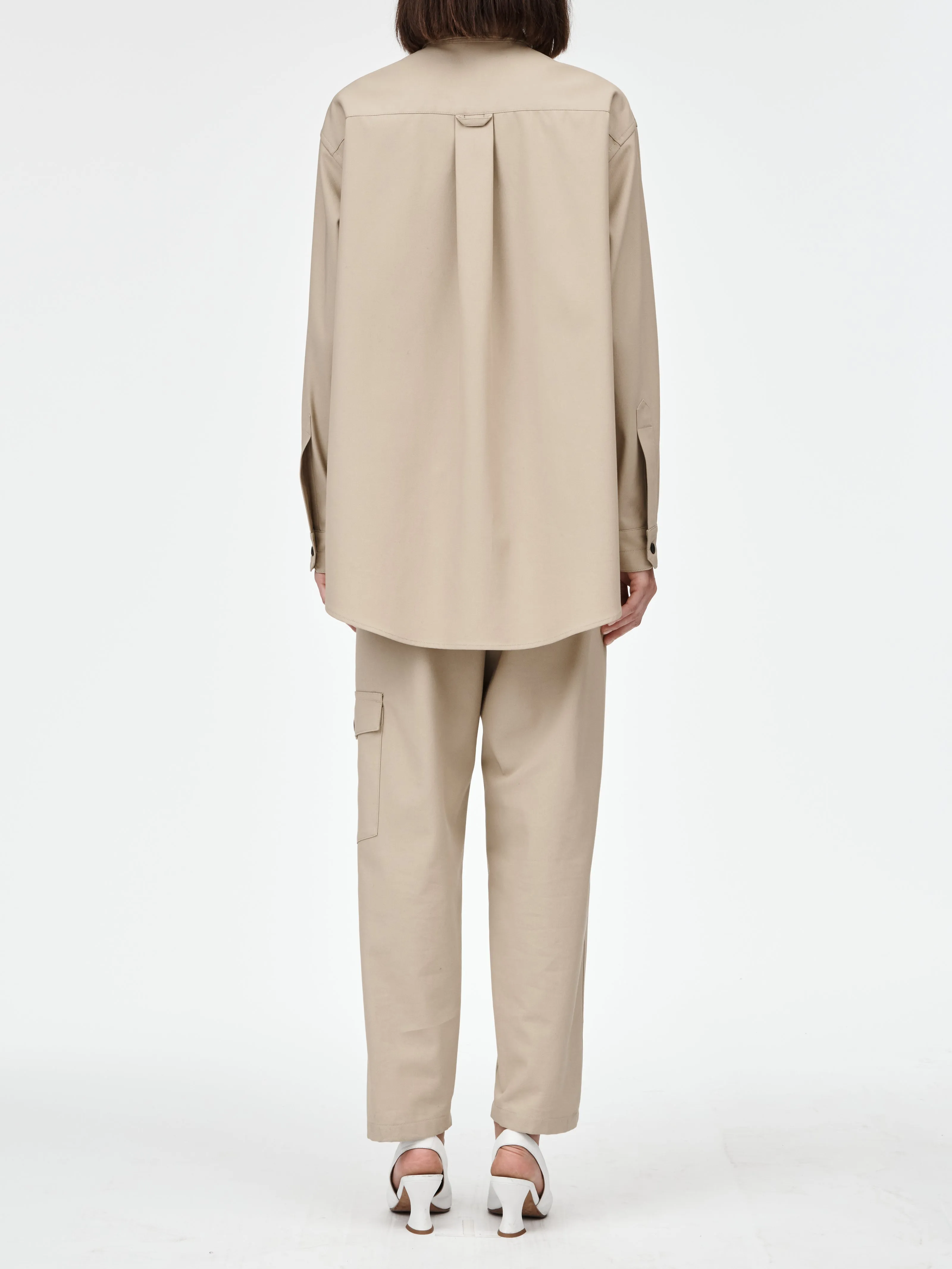 Cargo Pocket Shirt in Sand