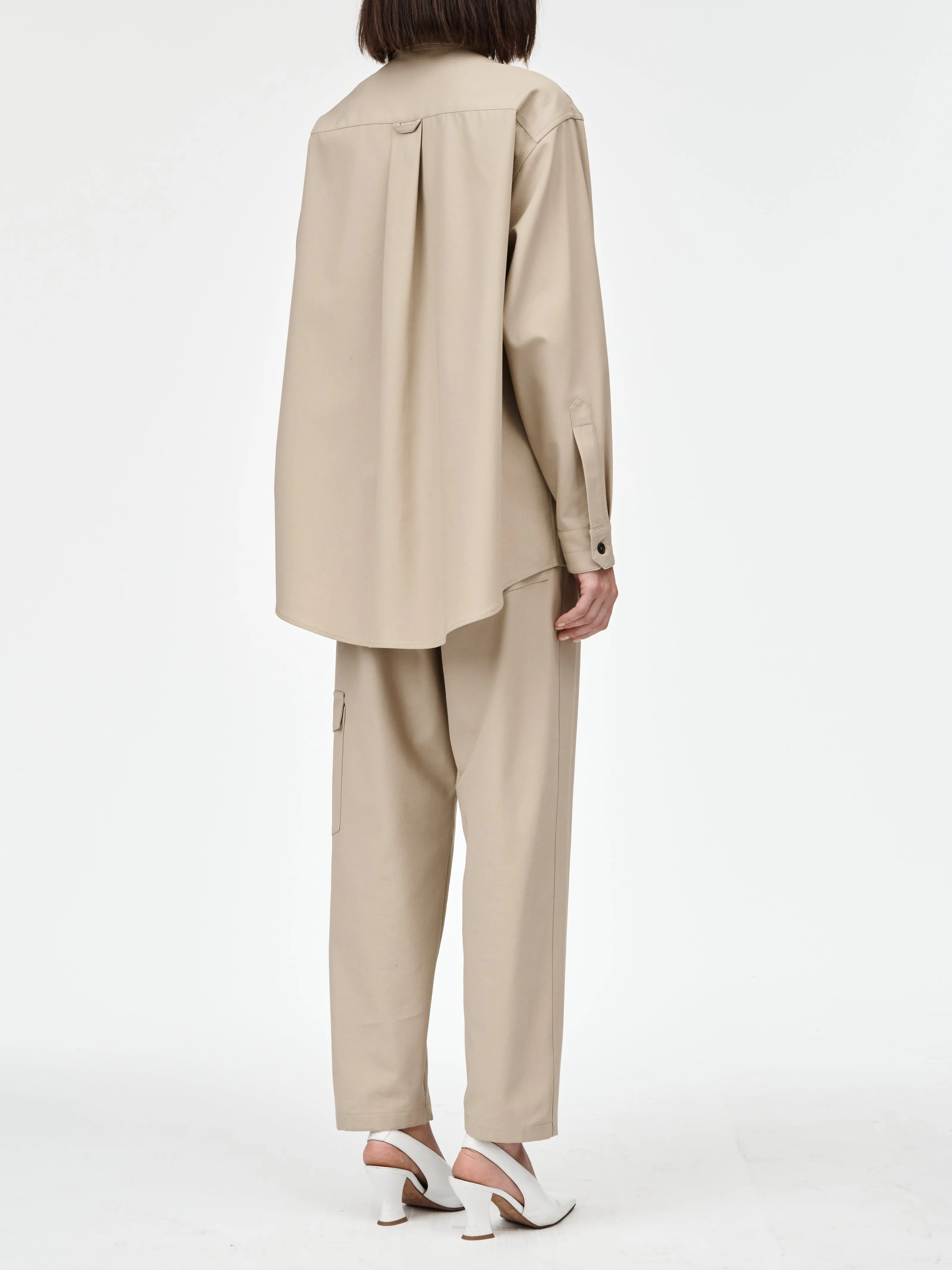 Cargo Pocket Shirt in Sand