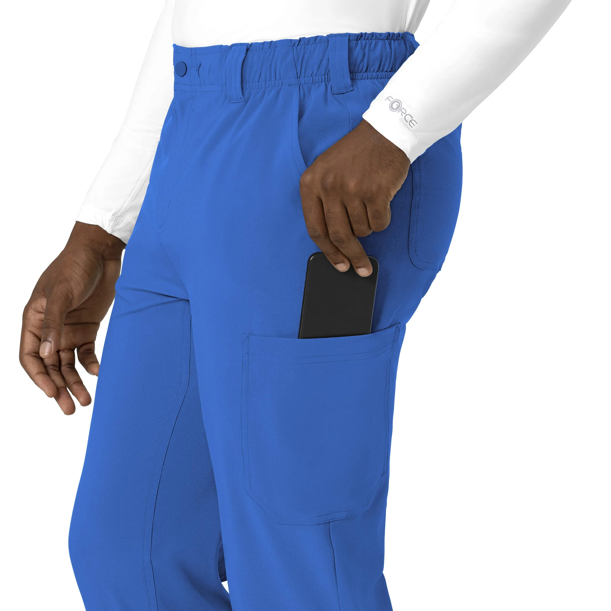 Carhartt Force Cross-Flex Men's Straight Leg Scrub Pant - Royal