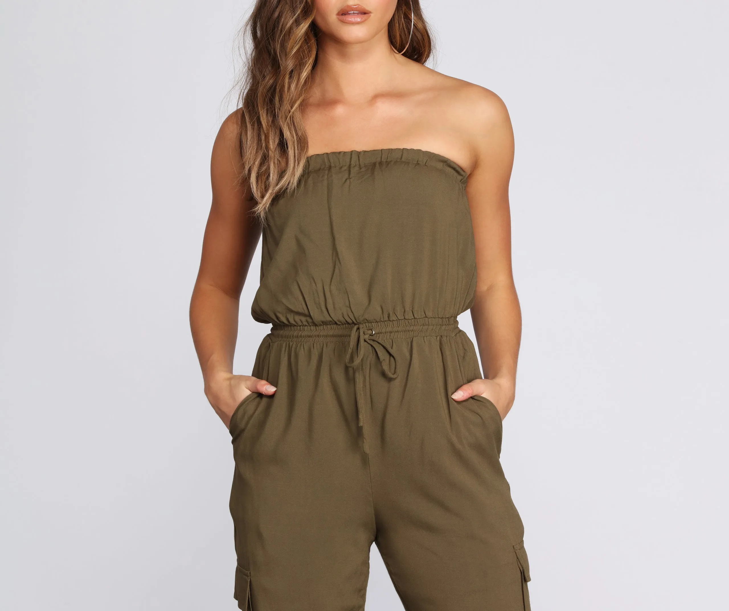 Carried Away Cargo Jumpsuit
