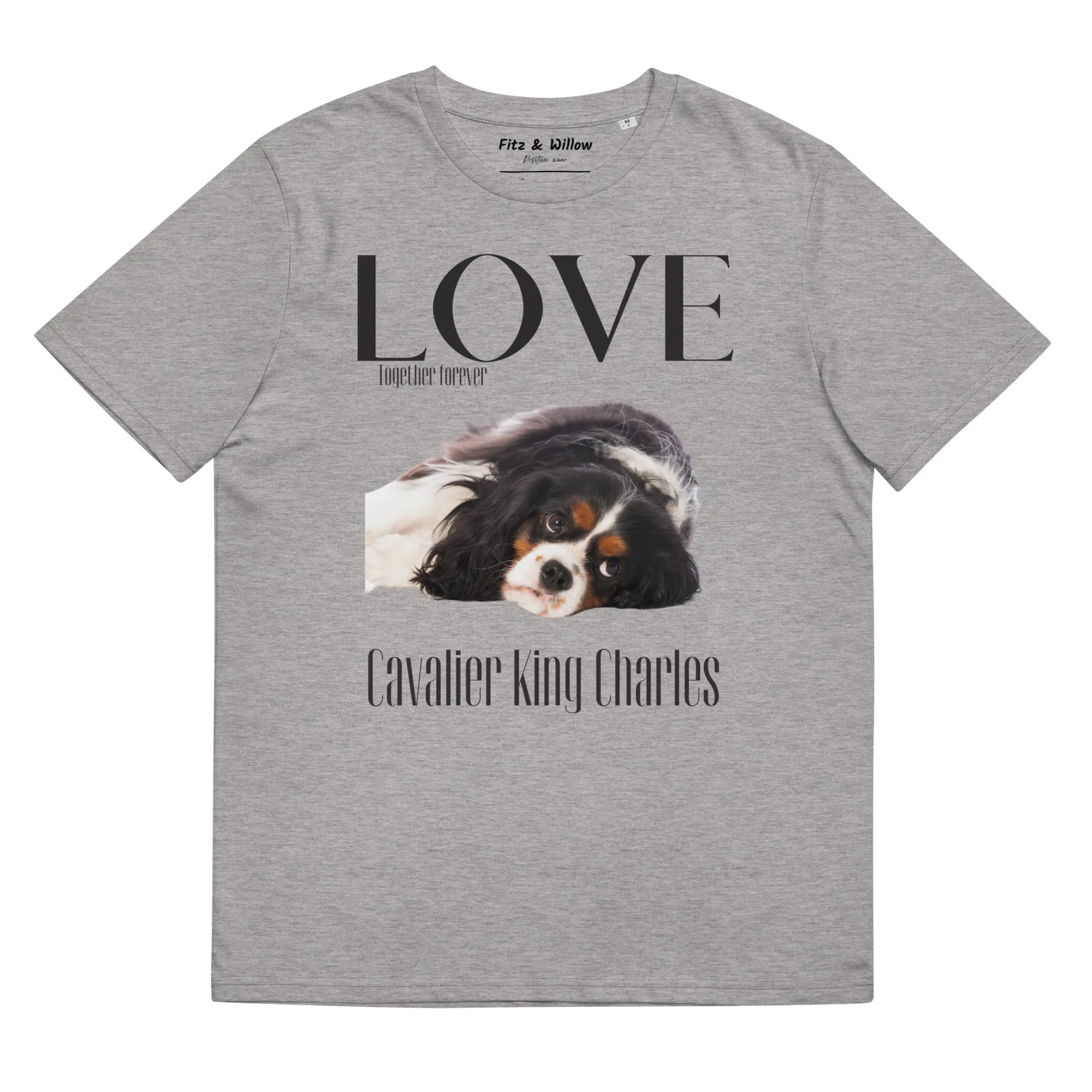 Cavalier King Charles Spaniel organic cotton tee