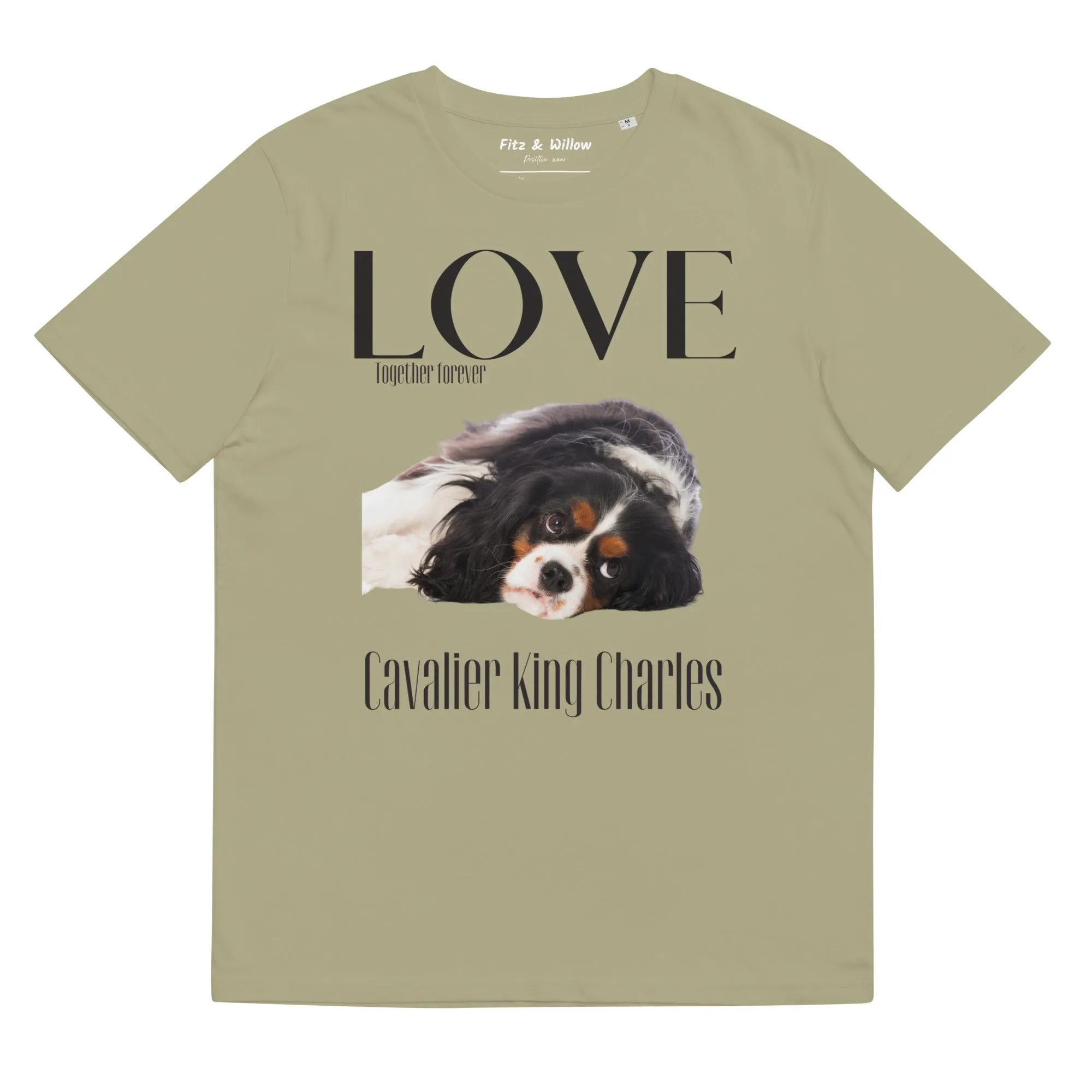 Cavalier King Charles Spaniel organic cotton tee
