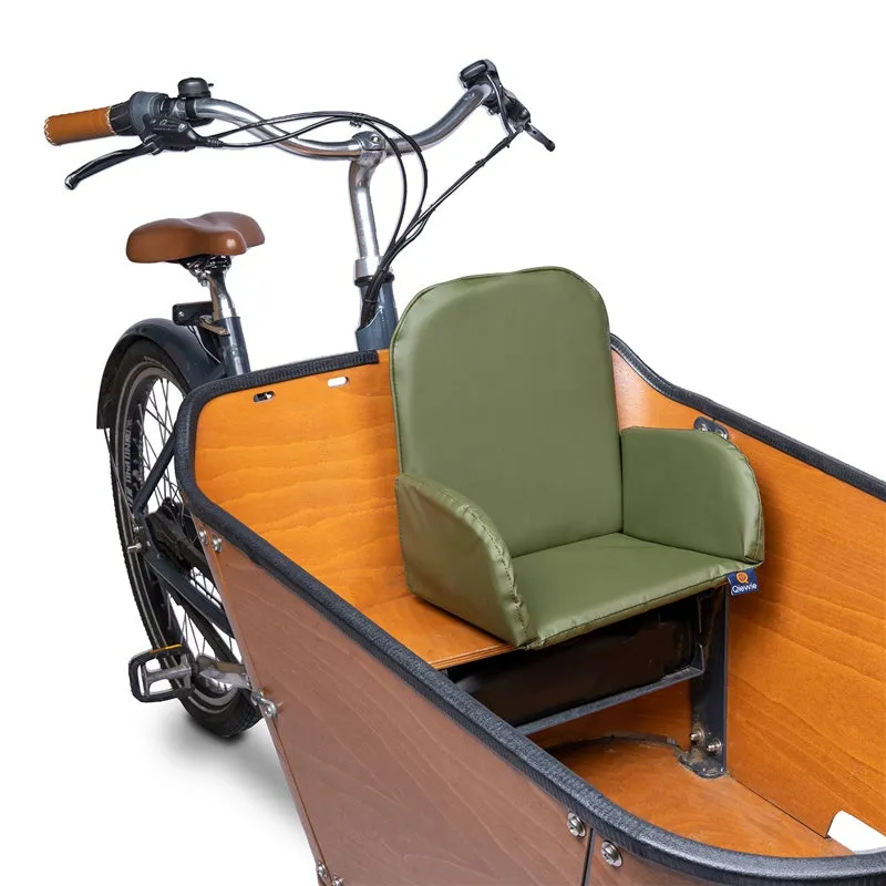 Child seat suitable for every Babboe cargo bike | Army Green
