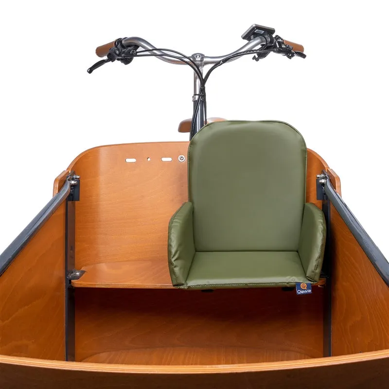 Child seat suitable for every Babboe cargo bike | Army Green