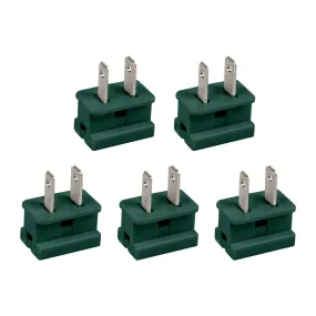 Christmas Lights Outlet Male Slip Plug, Green