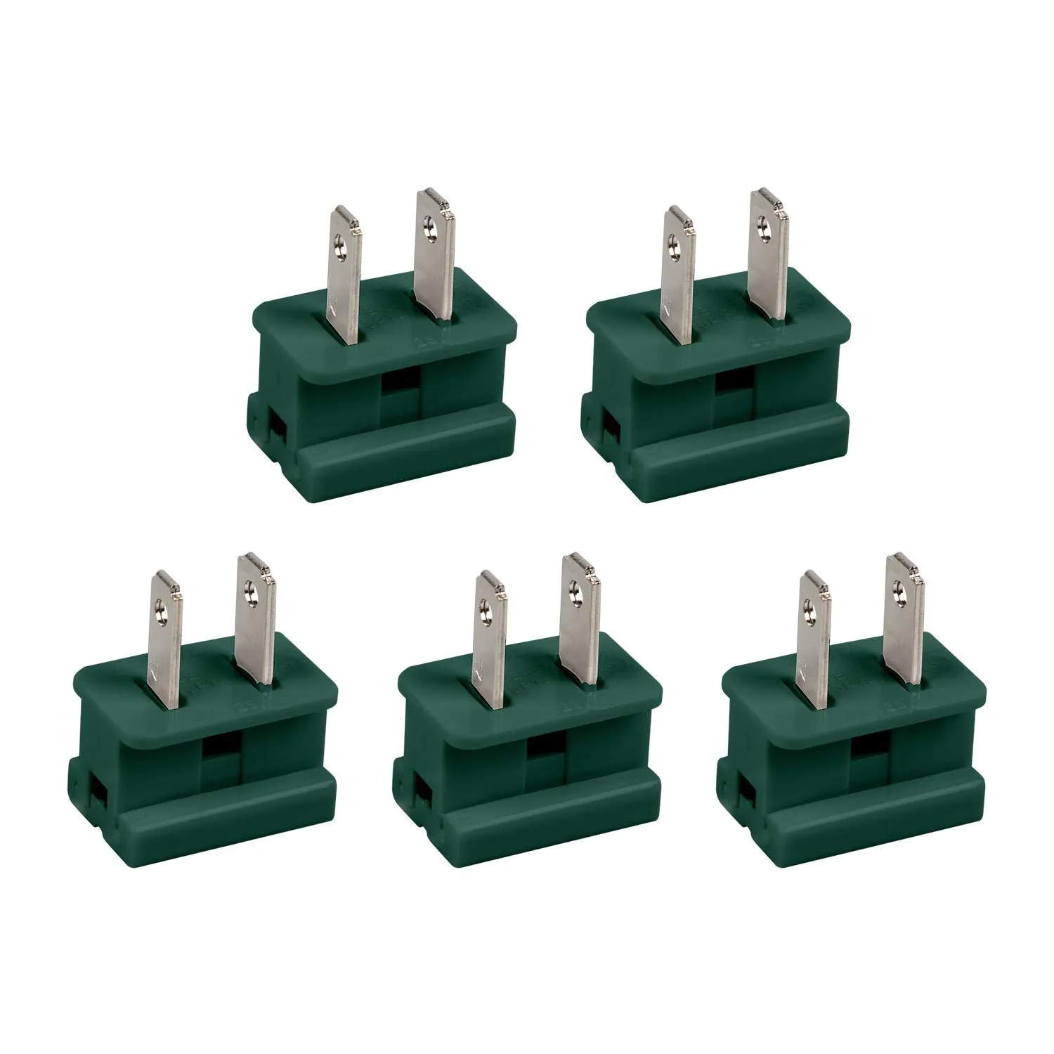 Christmas Lights Outlet Male Slip Plug, Green