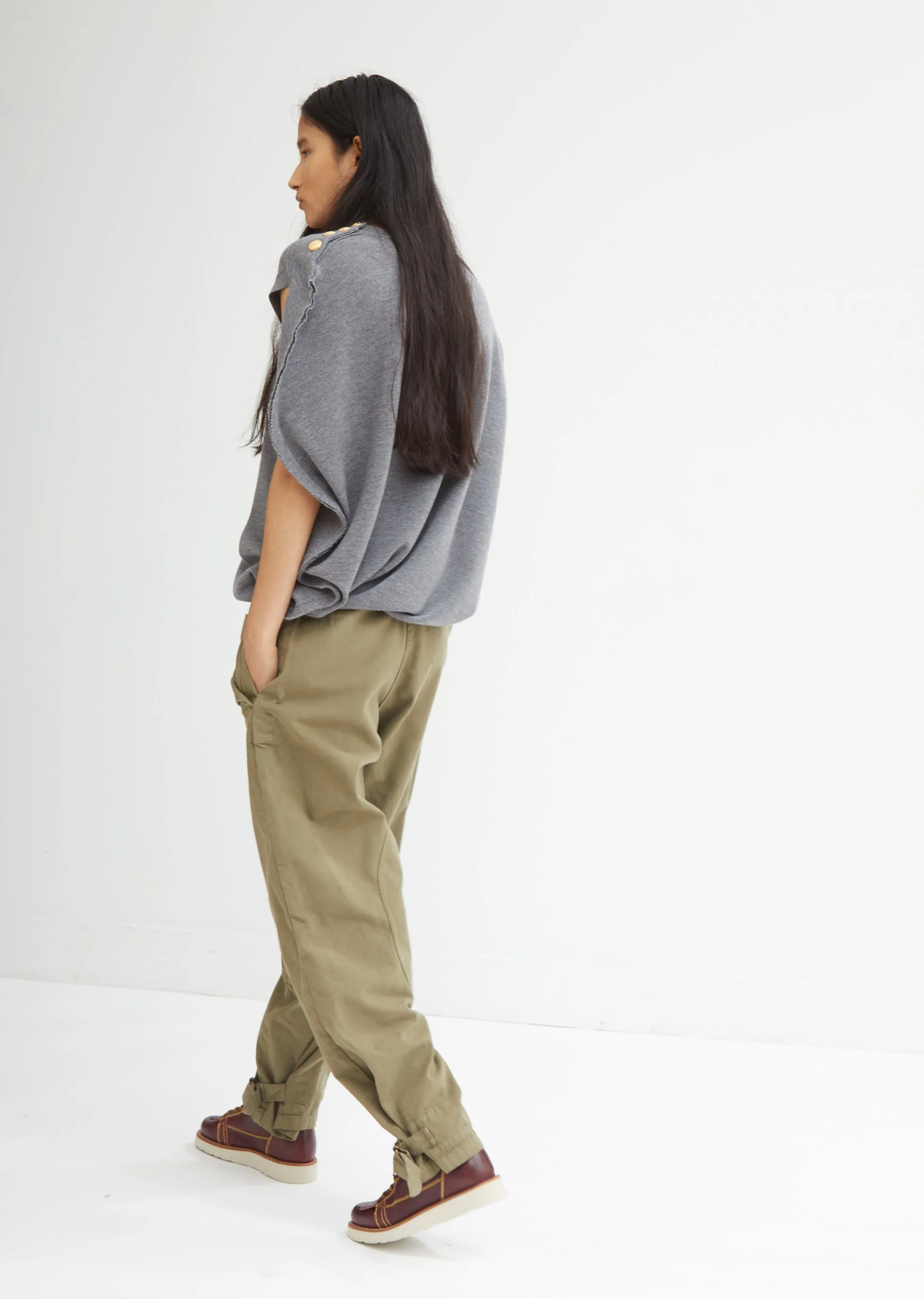 Circle Knit Wool Top