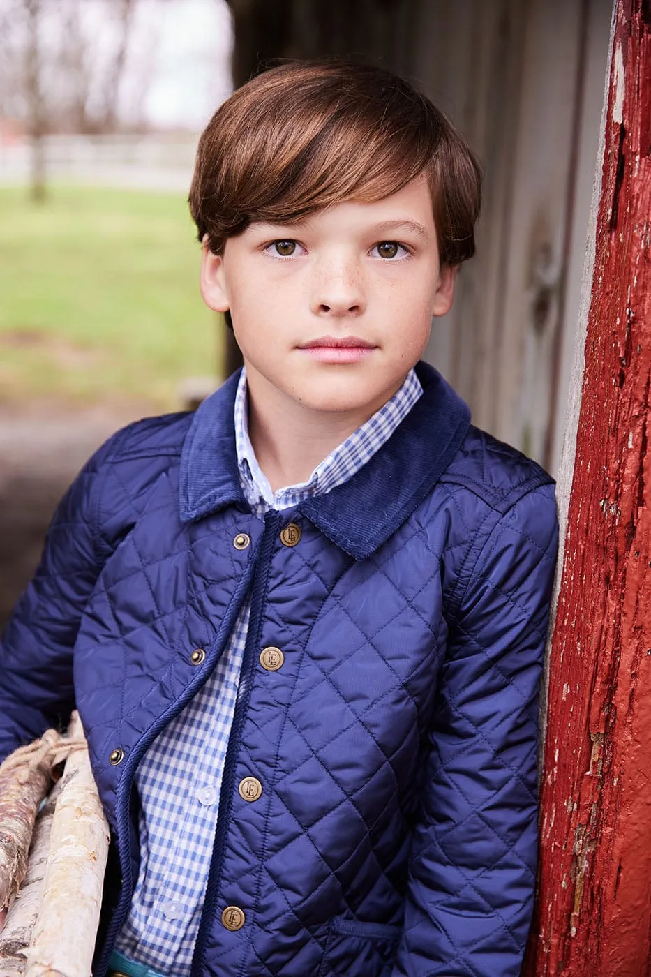 Classic Quilted Jacket - Navy