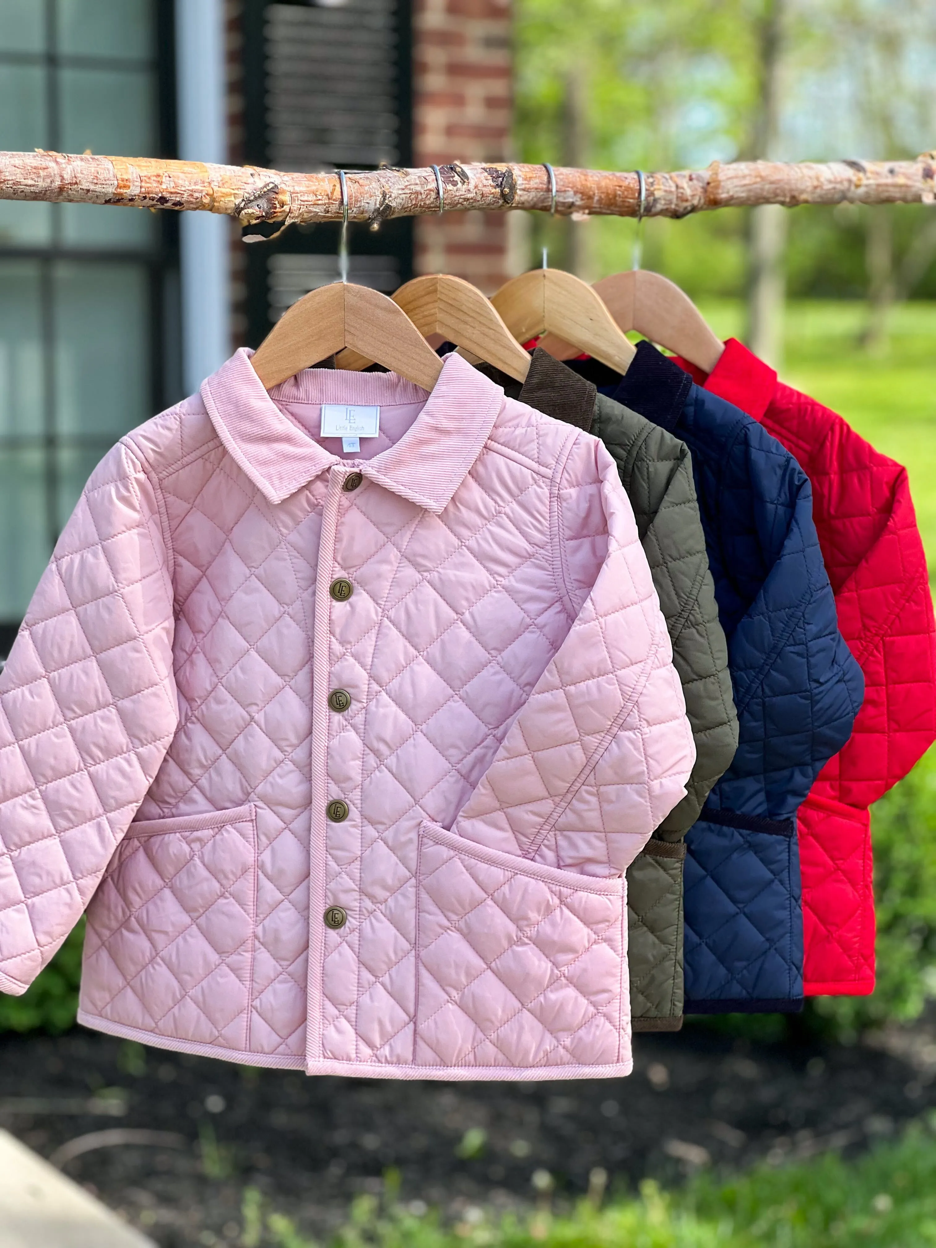 Classic Quilted Jacket - Navy