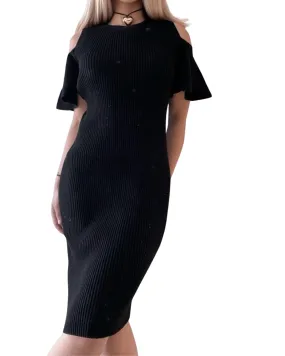 Coquette Preppy Chic Midi Formal Dress