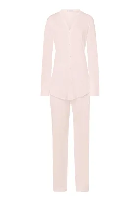 Cotton Deluxe Cotton Button Front Pajama Set  | Crystal Pink 77956-1334