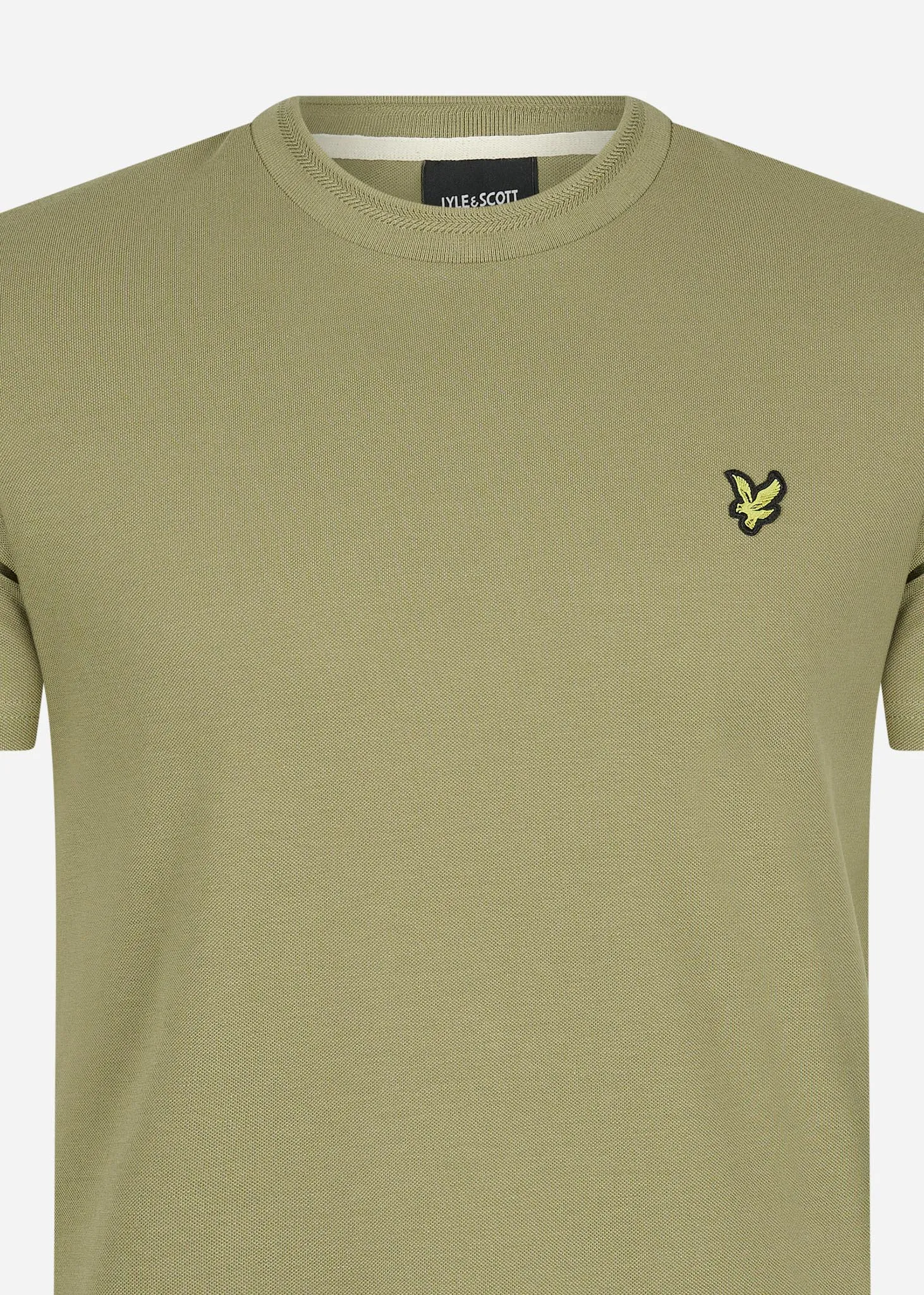 Crest tipped t-shirt - seaweed