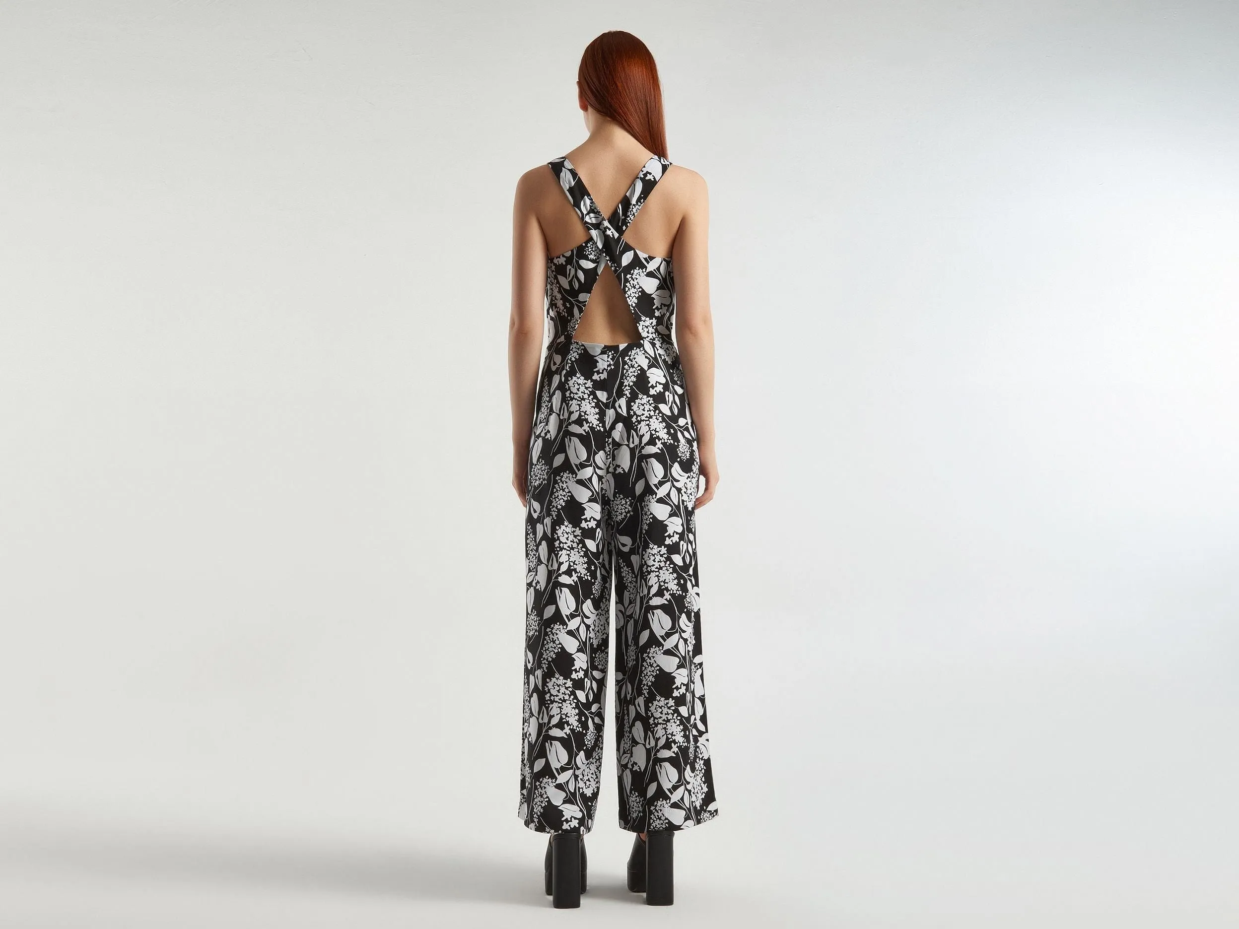 Cross back jumpsuit
