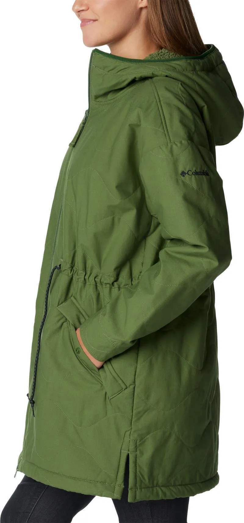 Crystal Crest Quilted Jacket - Womens