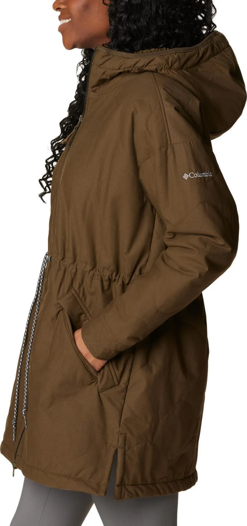 Crystal Crest Quilted Jacket - Womens