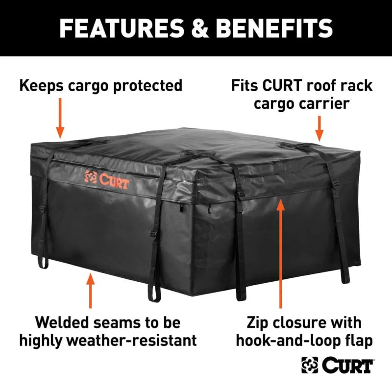 CURT Weather-Resistant Vinyl Cargo Bag | 382L