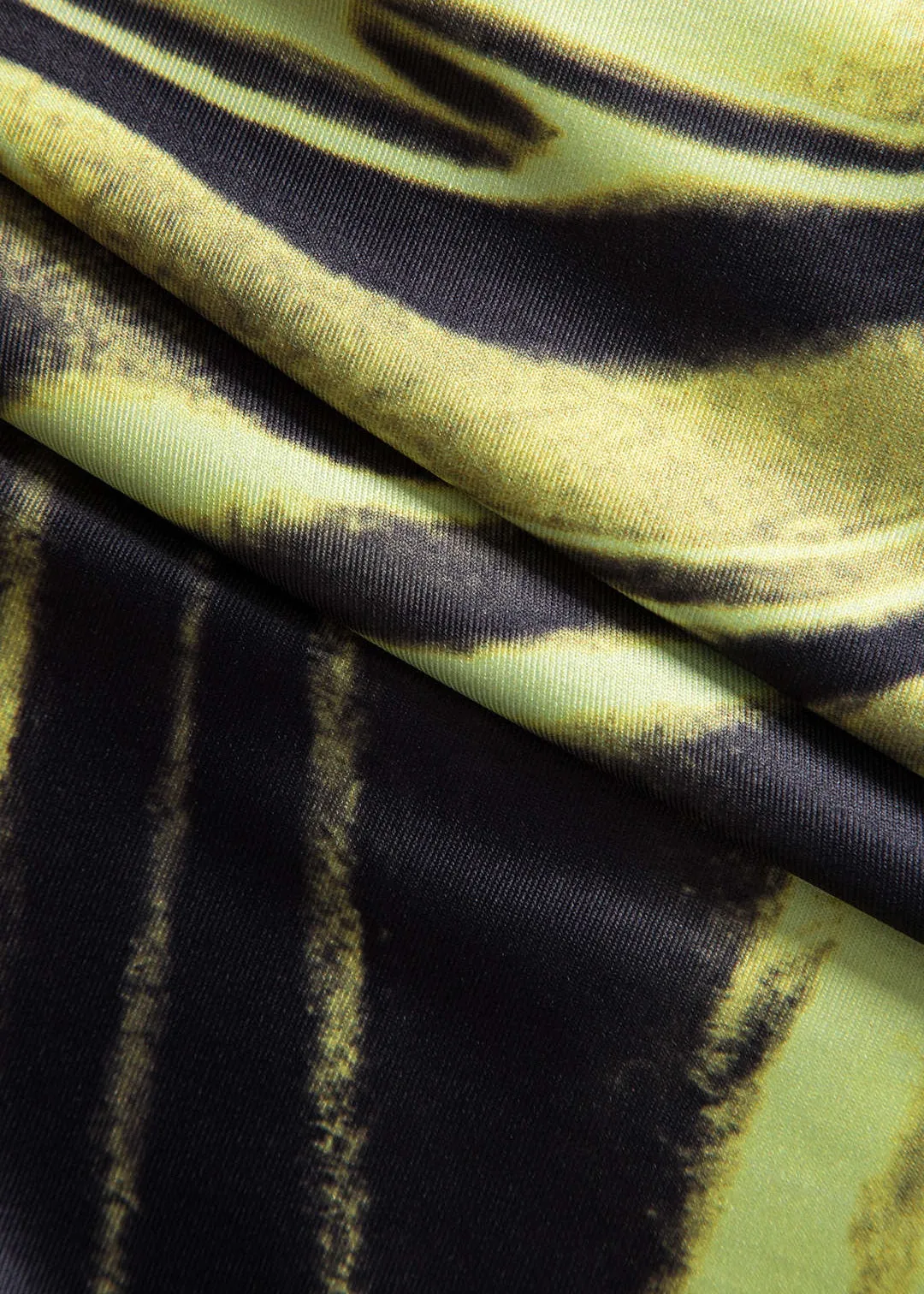 Darla Wetlook Print Maxi Dress