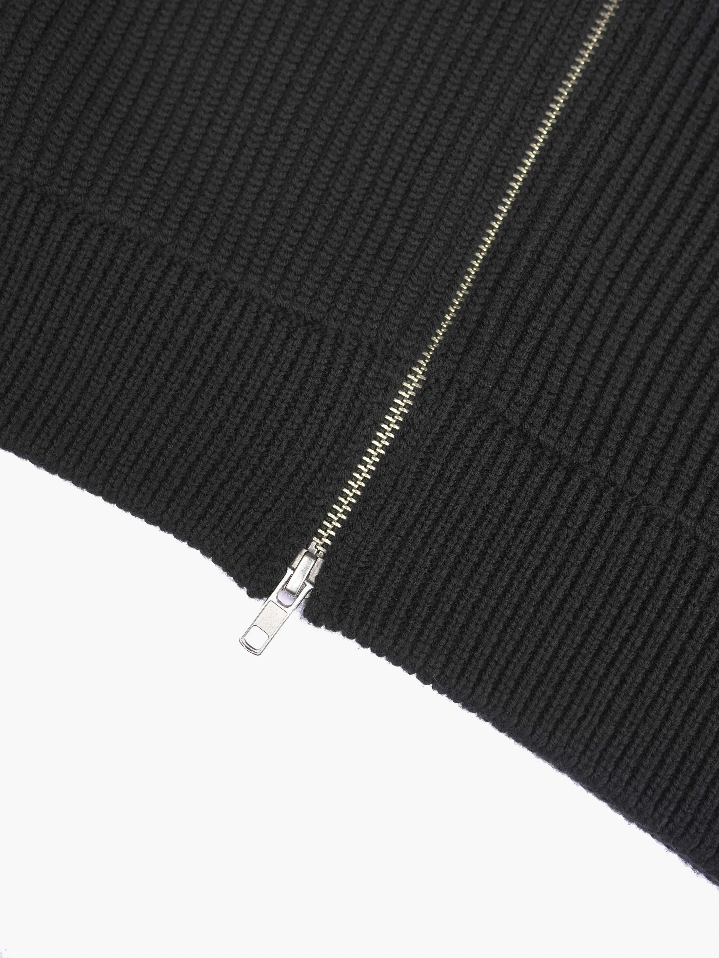 Drivers Knit Vest - BLACK