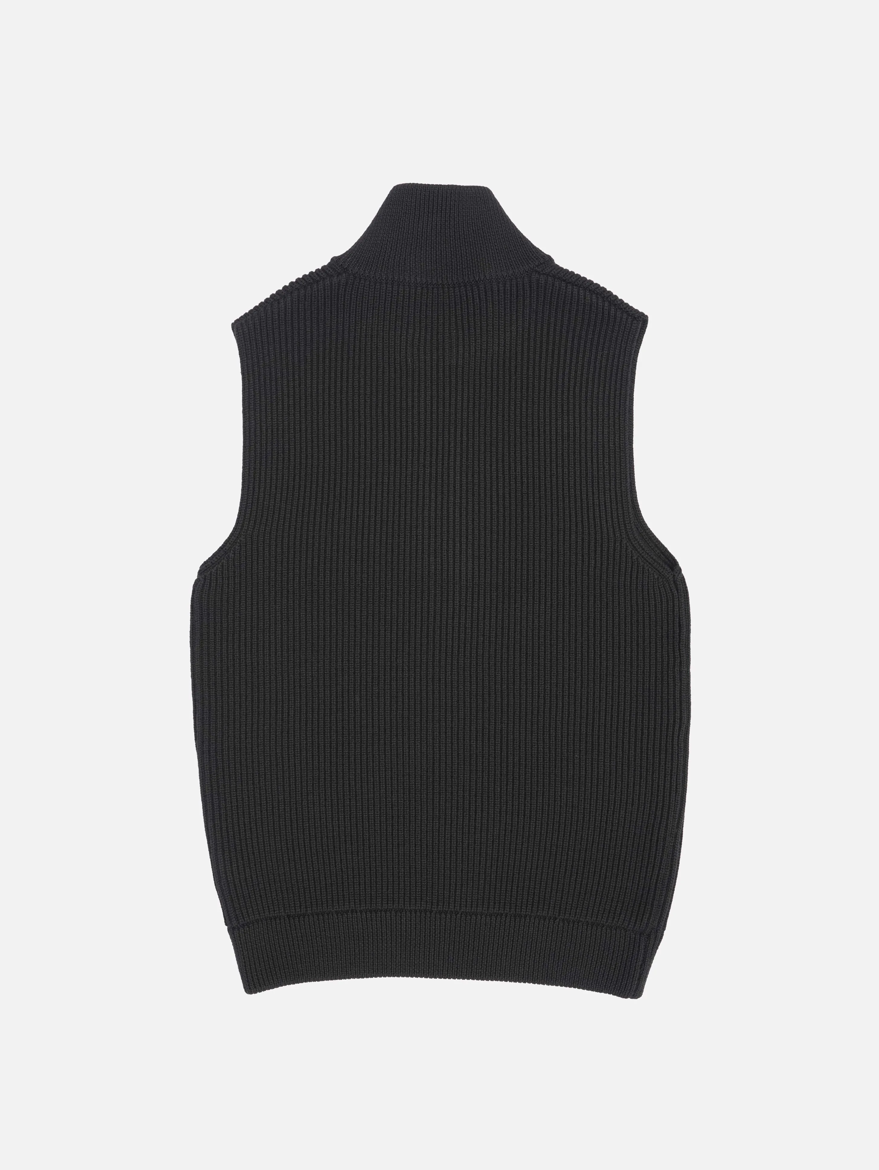 Drivers Knit Vest - BLACK