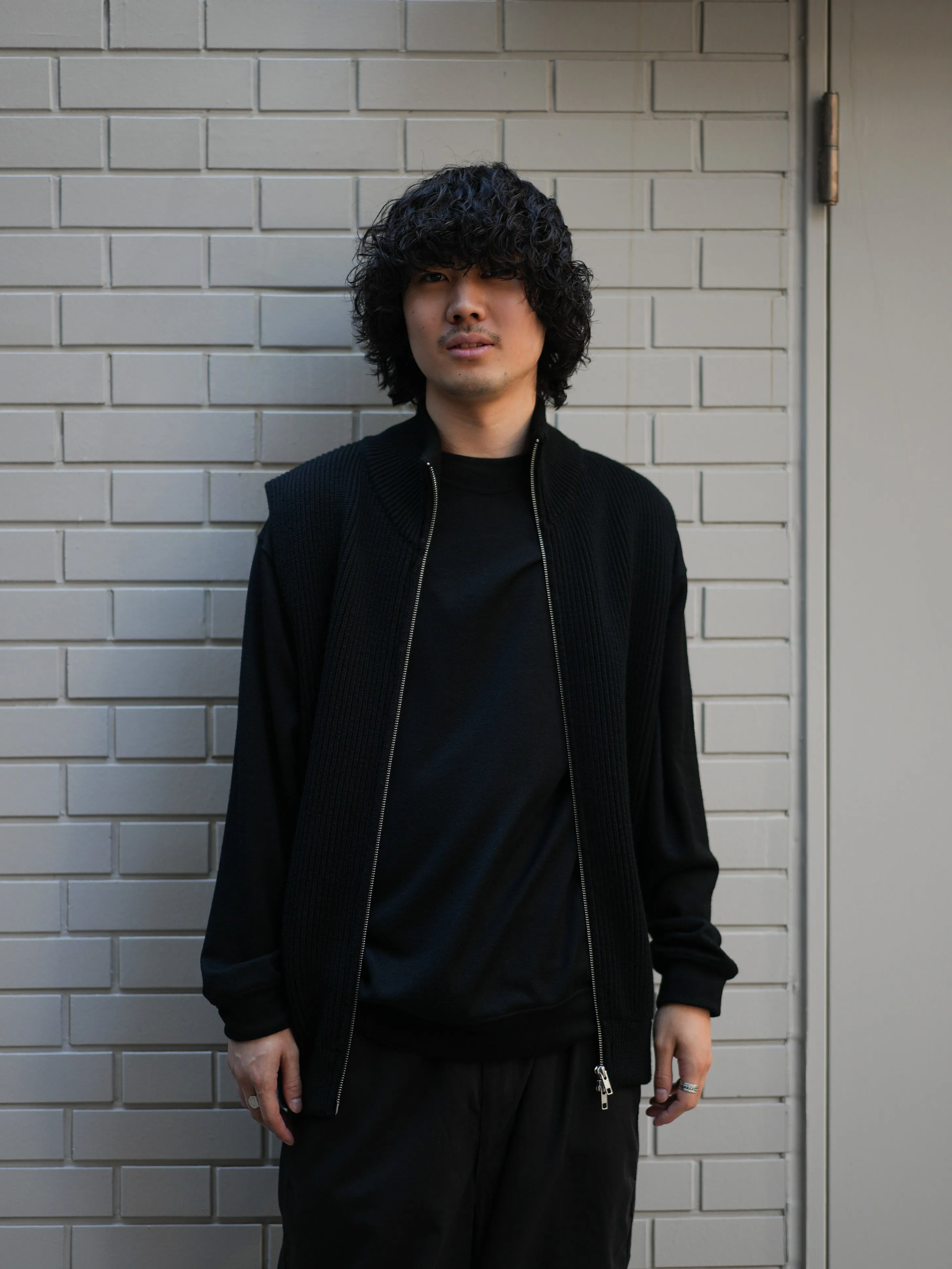 Drivers Knit Vest - BLACK